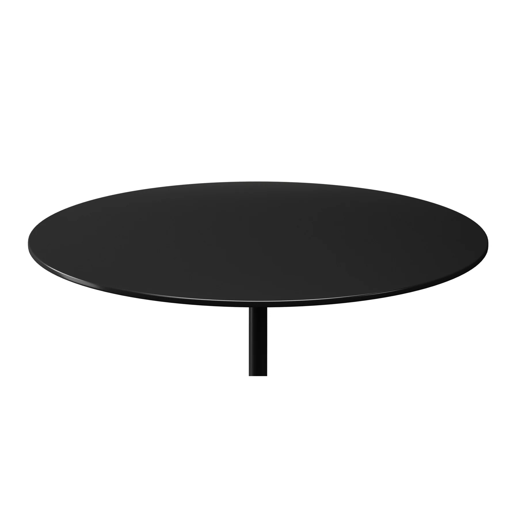 17" Black Steel Round Coffee Table By Homeroots - Image 2