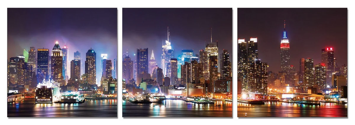 24" Multicolor Canvas 3 Panels Photo By Homeroots - 283992