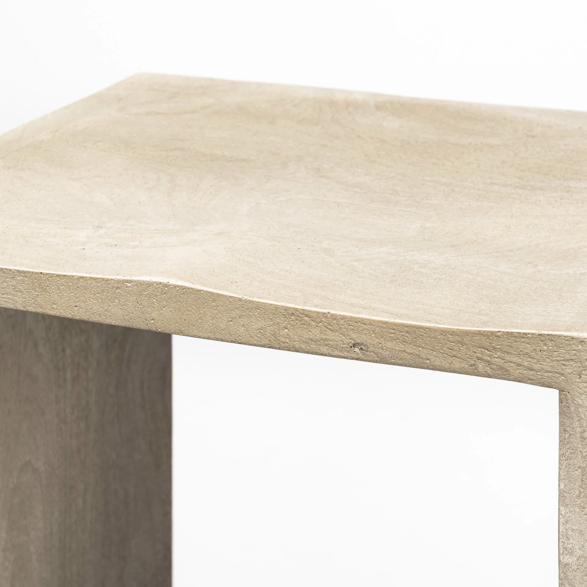 26' Minimal Cool Gray Brown Wood Counter Stool By Homeroots - Image 6