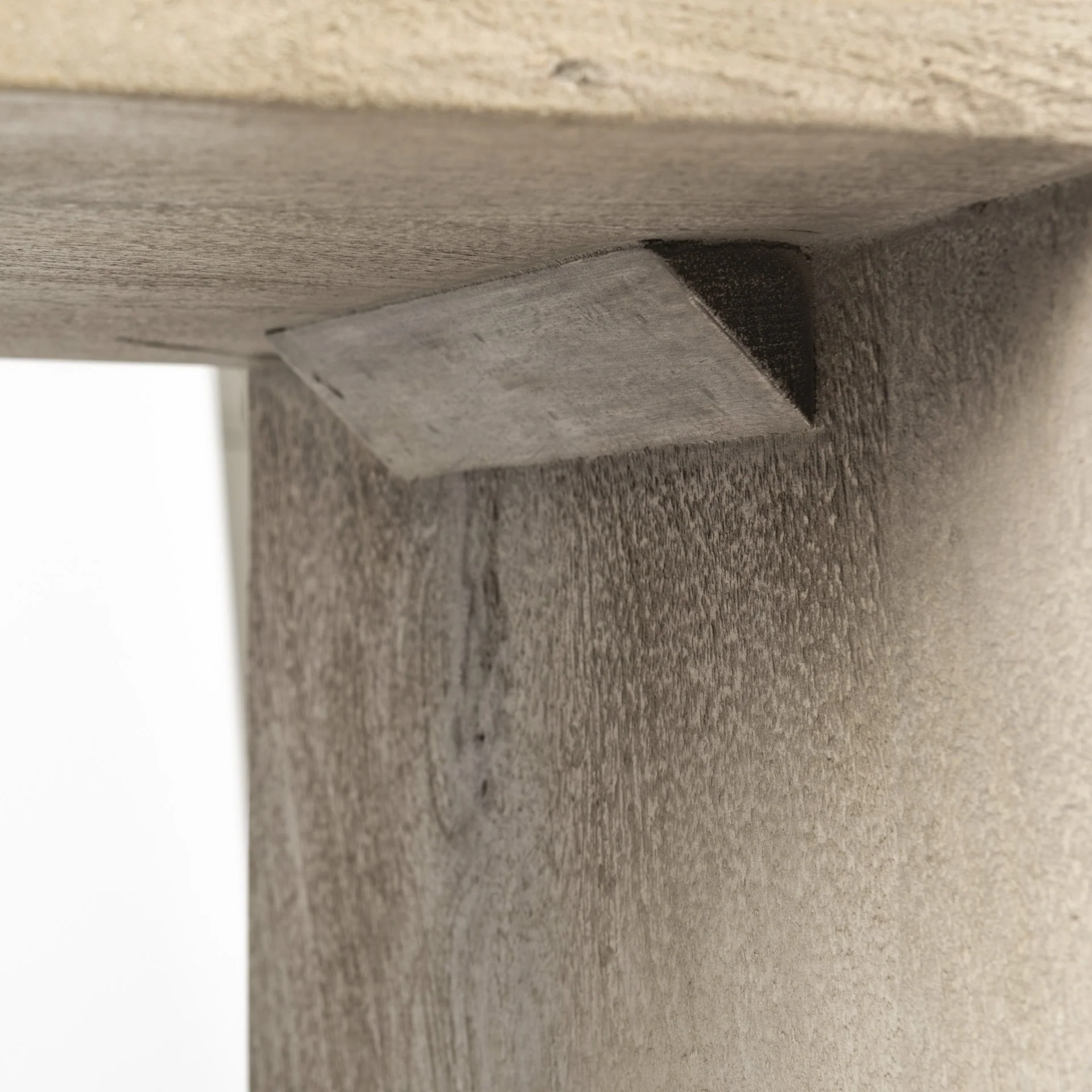 26' Minimal Cool Gray Brown Wood Counter Stool By Homeroots - Image 8