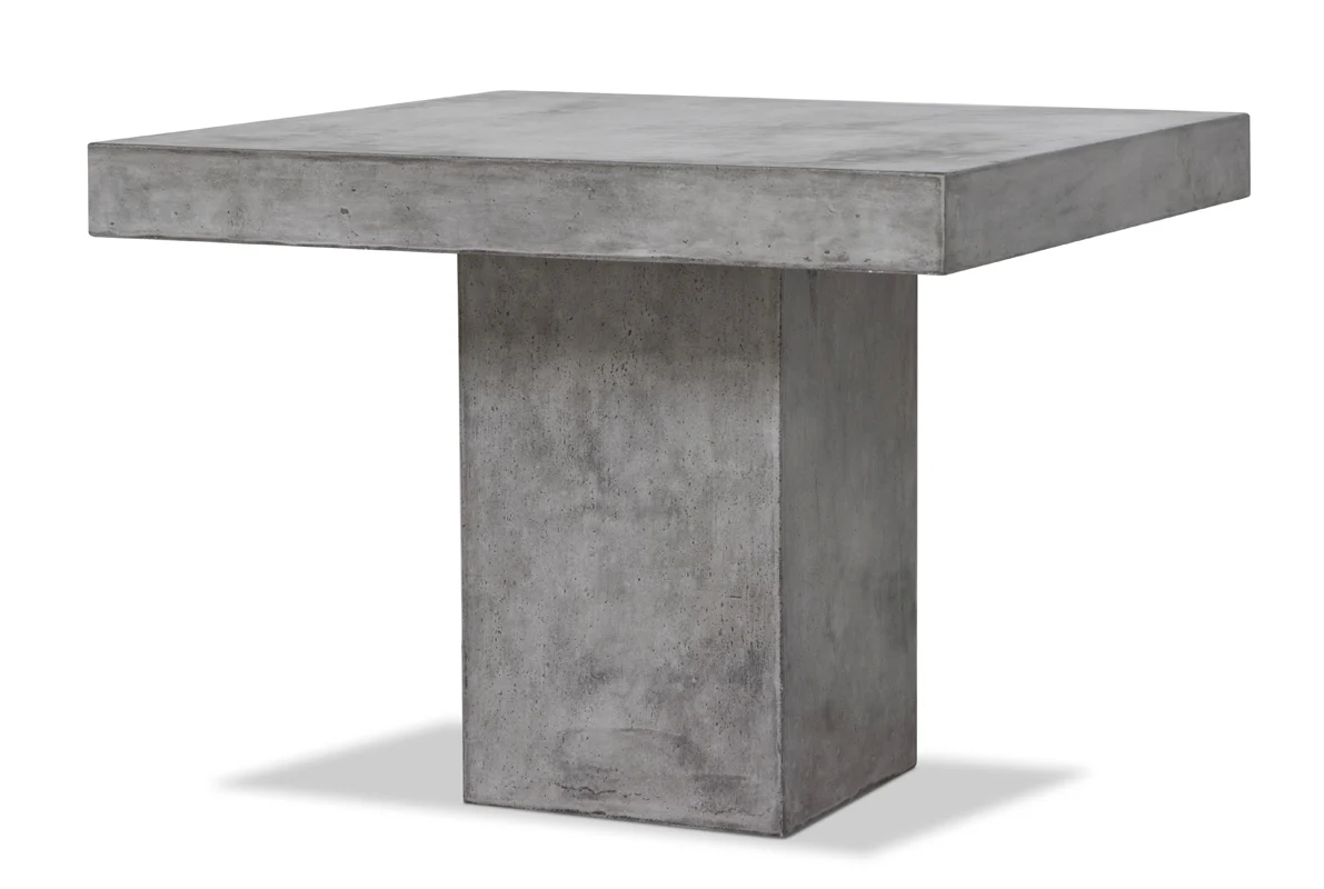 30' Concrete Square Dining Table By Homeroots - 283283