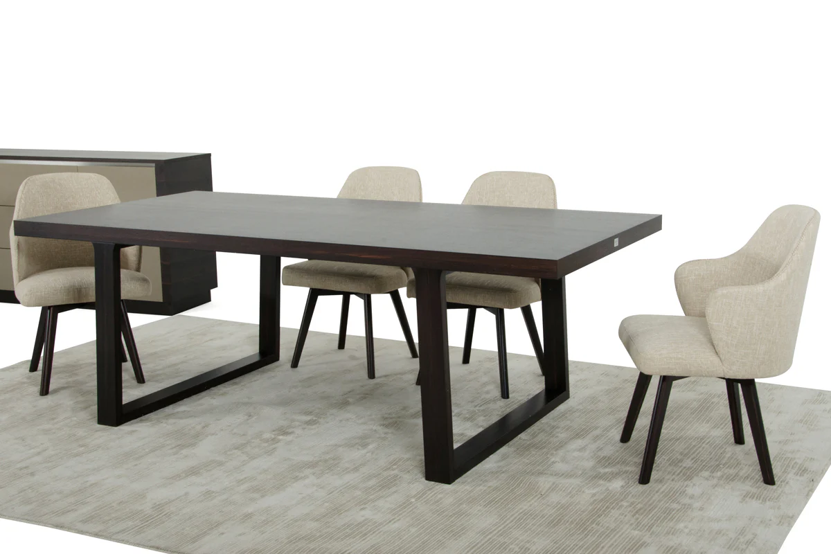 30' Oak Veneer Dining Table By Homeroots