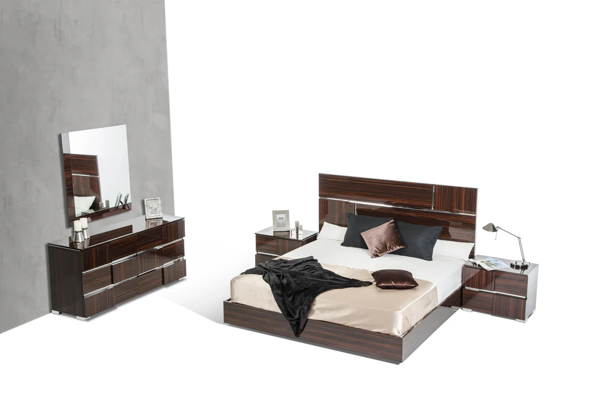 39" Ebony MDF Veneer and Glass Mirror By Homeroots - Image 2