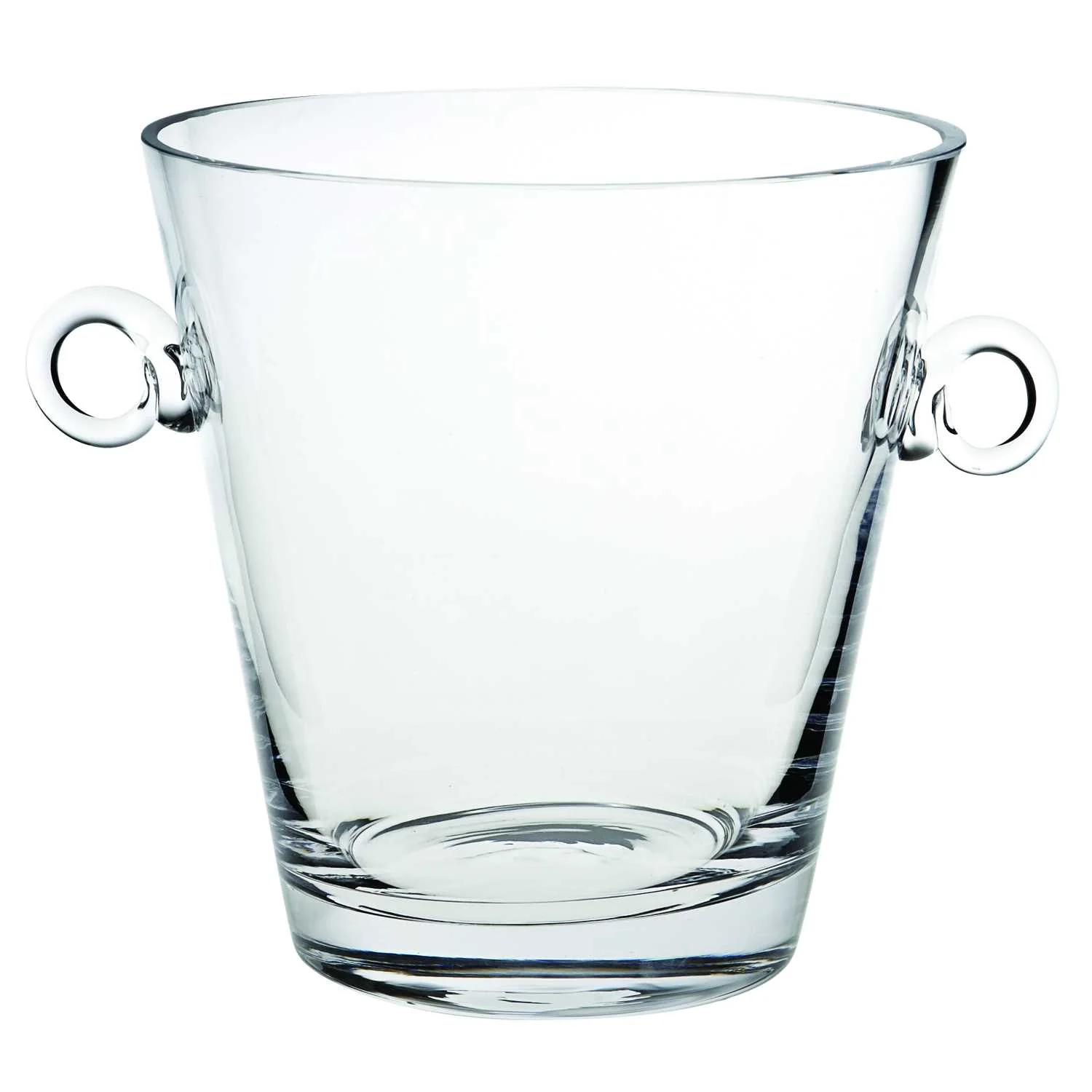 8 Mouth Blown European Glass Ice Bucket Or Cooler By Homeroots
