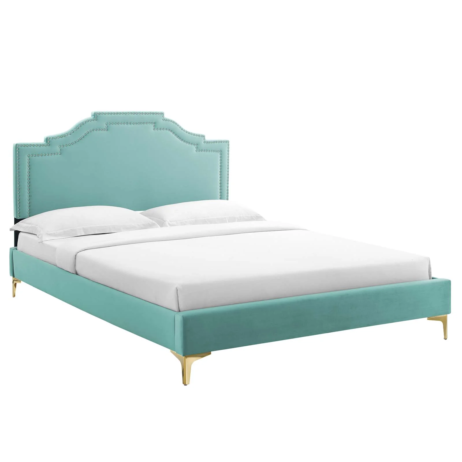 Adelaide Performance Velvet King Platform Bed By Modway - MOD-6862 - Image 43