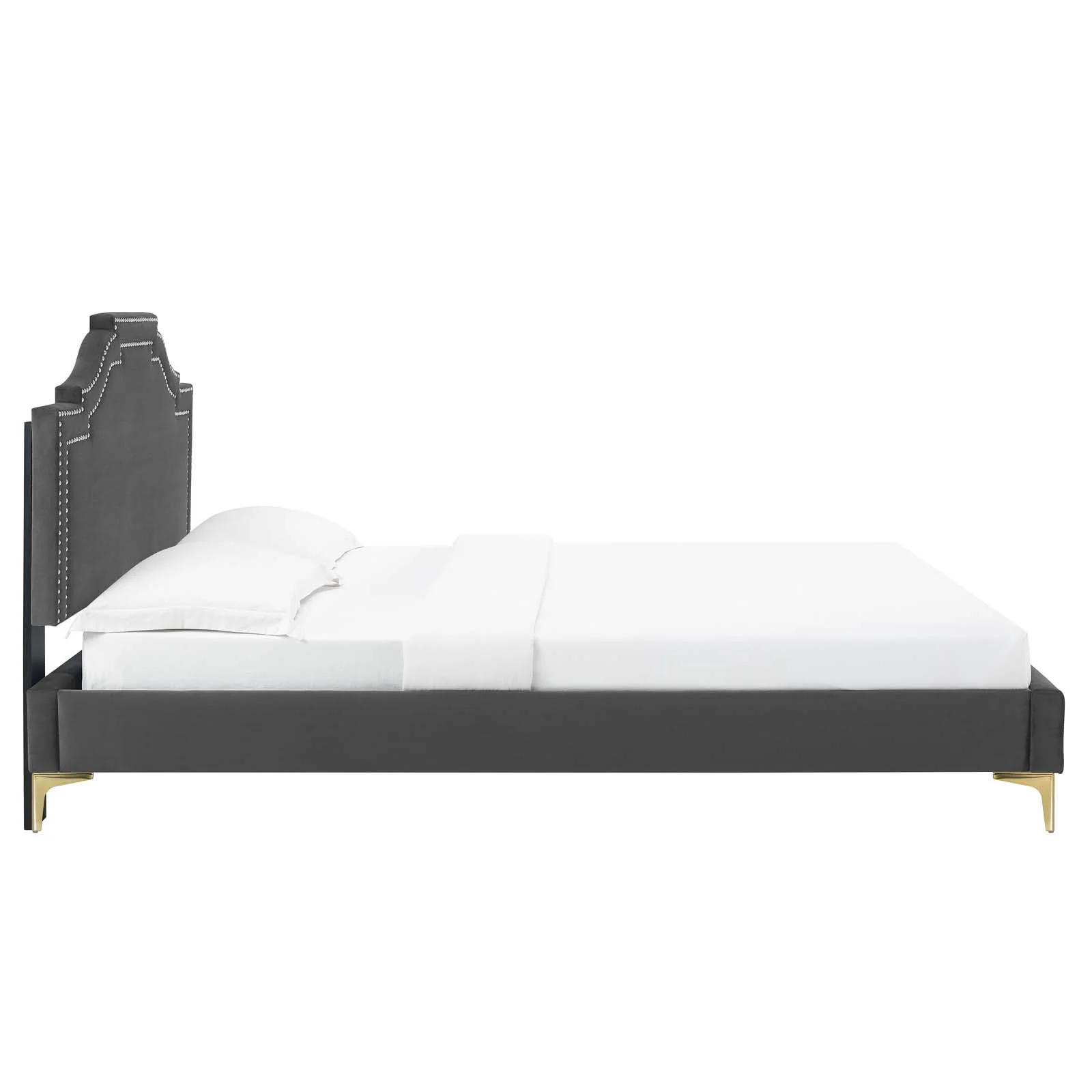 Adelaide Performance Velvet King Platform Bed By Modway - MOD-6862 - Image 8