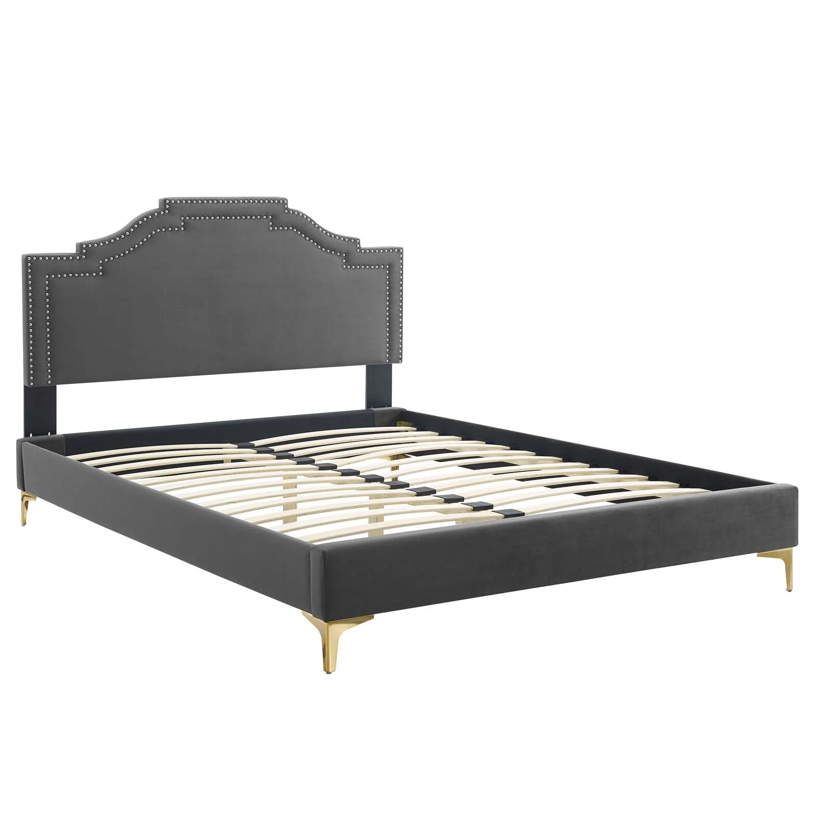 Adelaide Performance Velvet King Platform Bed By Modway - MOD-6862 - Image 9