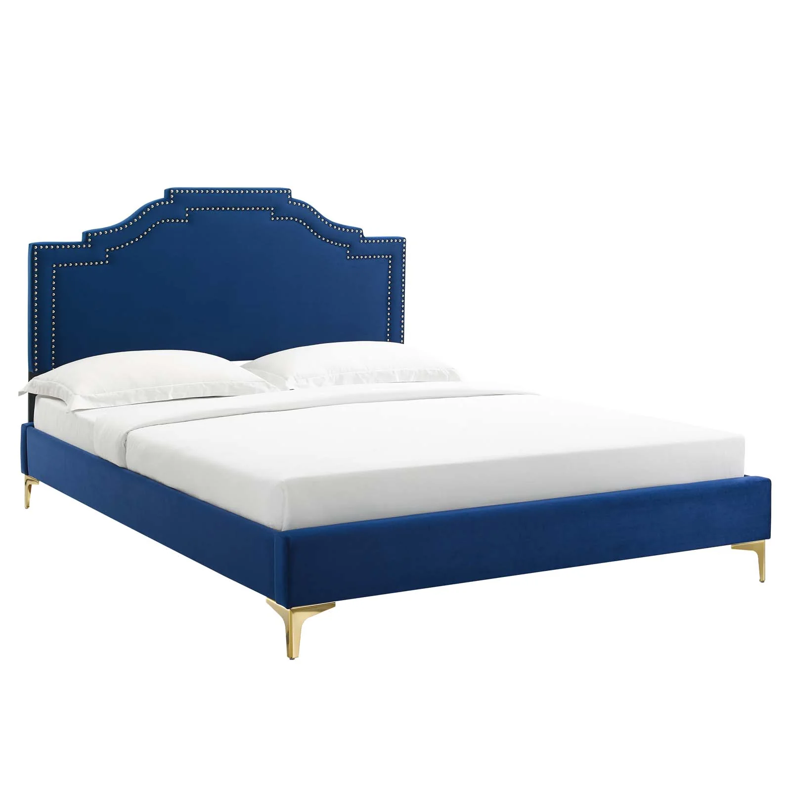 Adelaide Performance Velvet Queen Platform Bed By Modway - MOD-6580 - Image 57