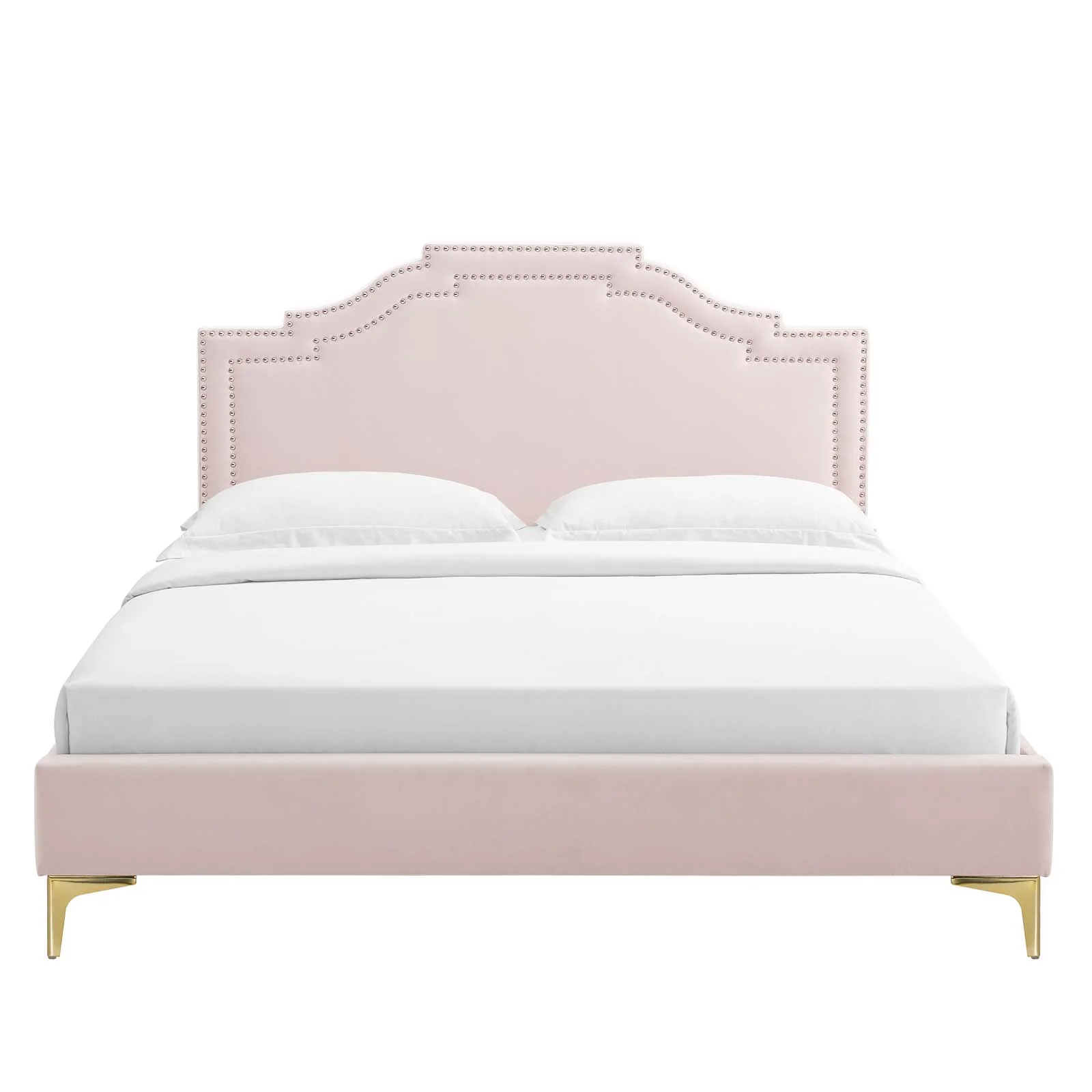 Adelaide Performance Velvet Queen Platform Bed By Modway - MOD-6580 - Image 84