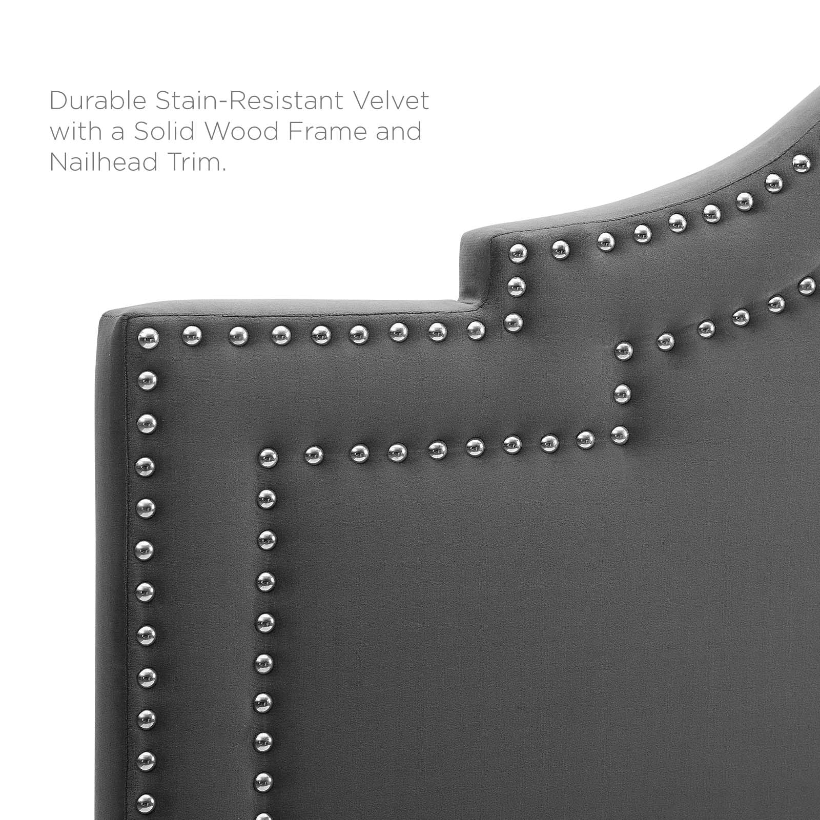 Adelaide Performance Velvet Queen Platform Bed By Modway - MOD-6581 - Image 13