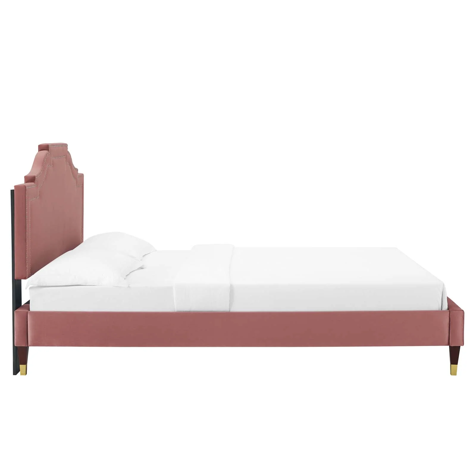 Adelaide Performance Velvet Queen Platform Bed By Modway - MOD-6581 - Image 21