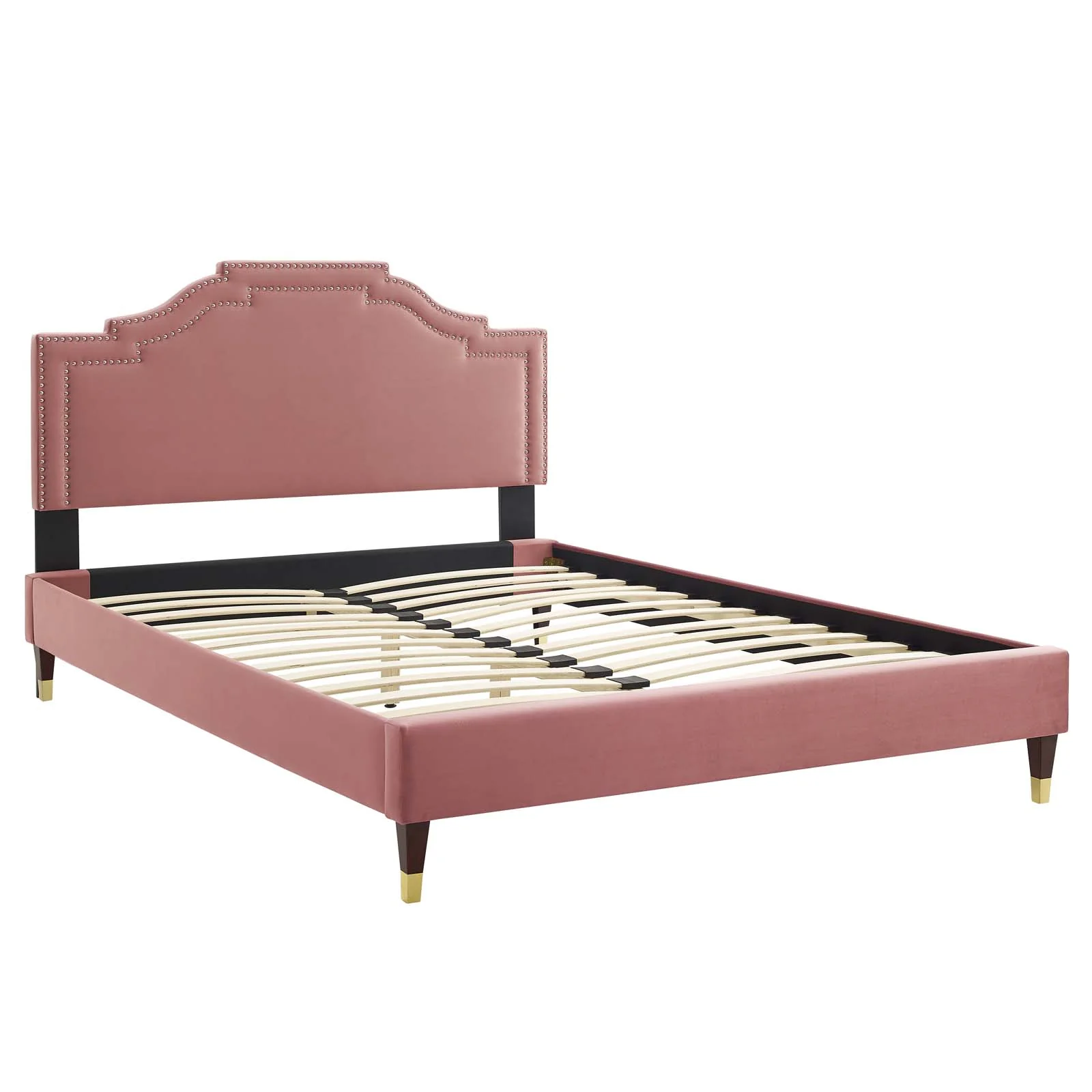 Adelaide Performance Velvet Queen Platform Bed By Modway - MOD-6581 - Image 22