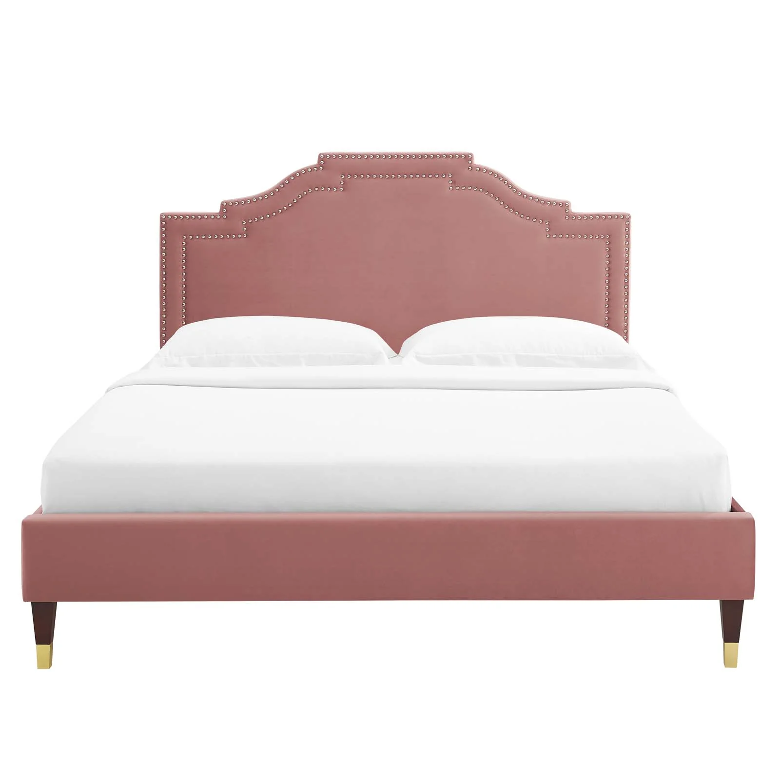 Adelaide Performance Velvet Queen Platform Bed By Modway - MOD-6581 - Image 27