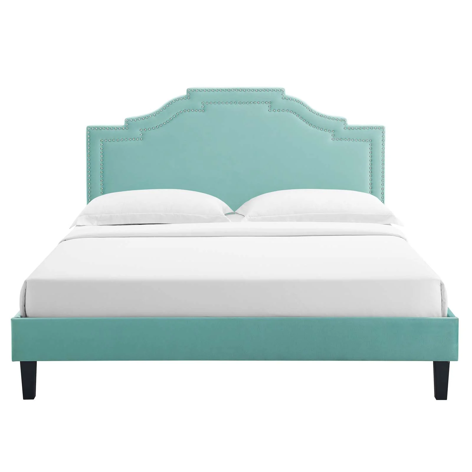 Adelaide Performance Velvet Queen Platform Bed By Modway - MOD-6582 - Image 51