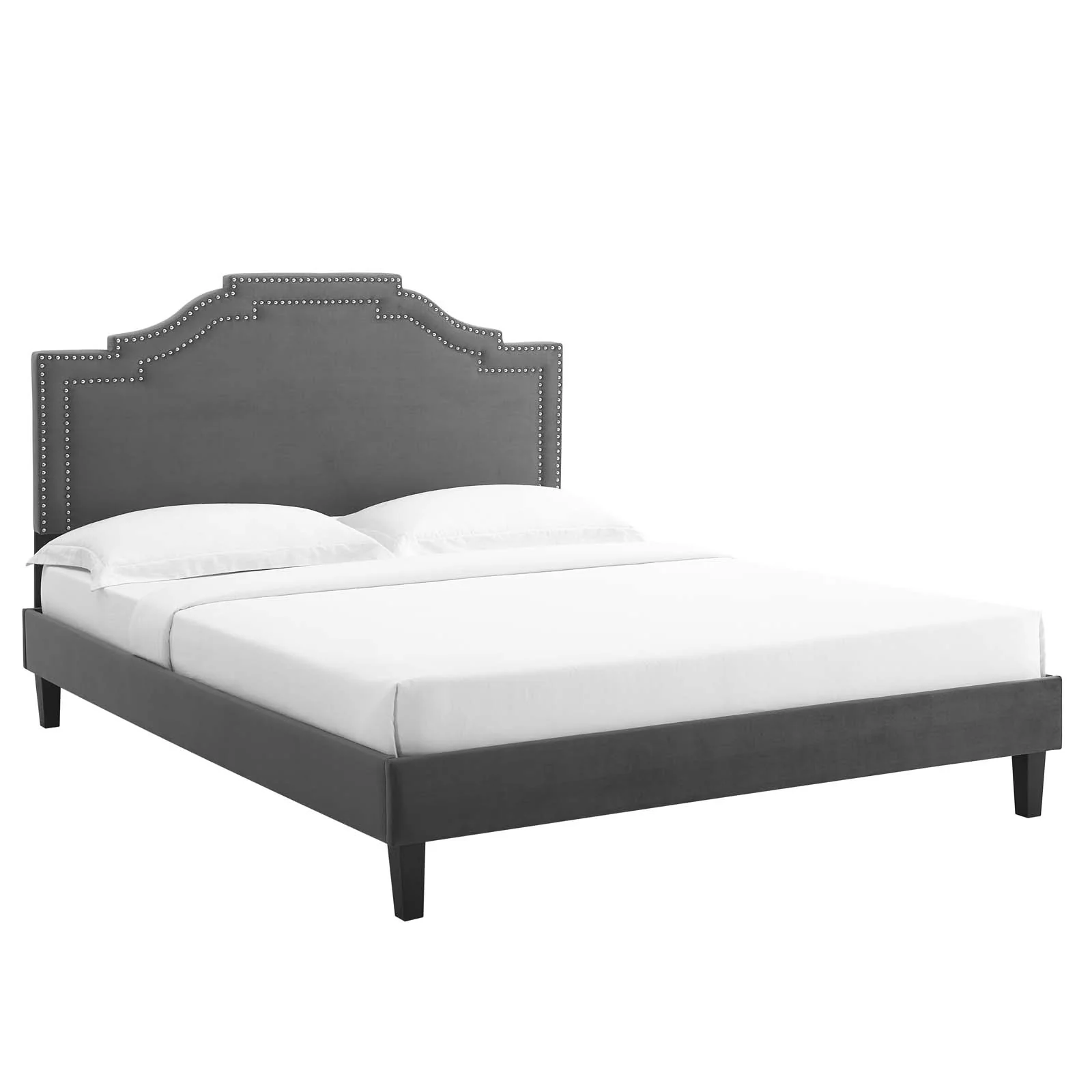 Adelaide Performance Velvet Twin Platform Bed By Modway - MOD-6852 - Image 2