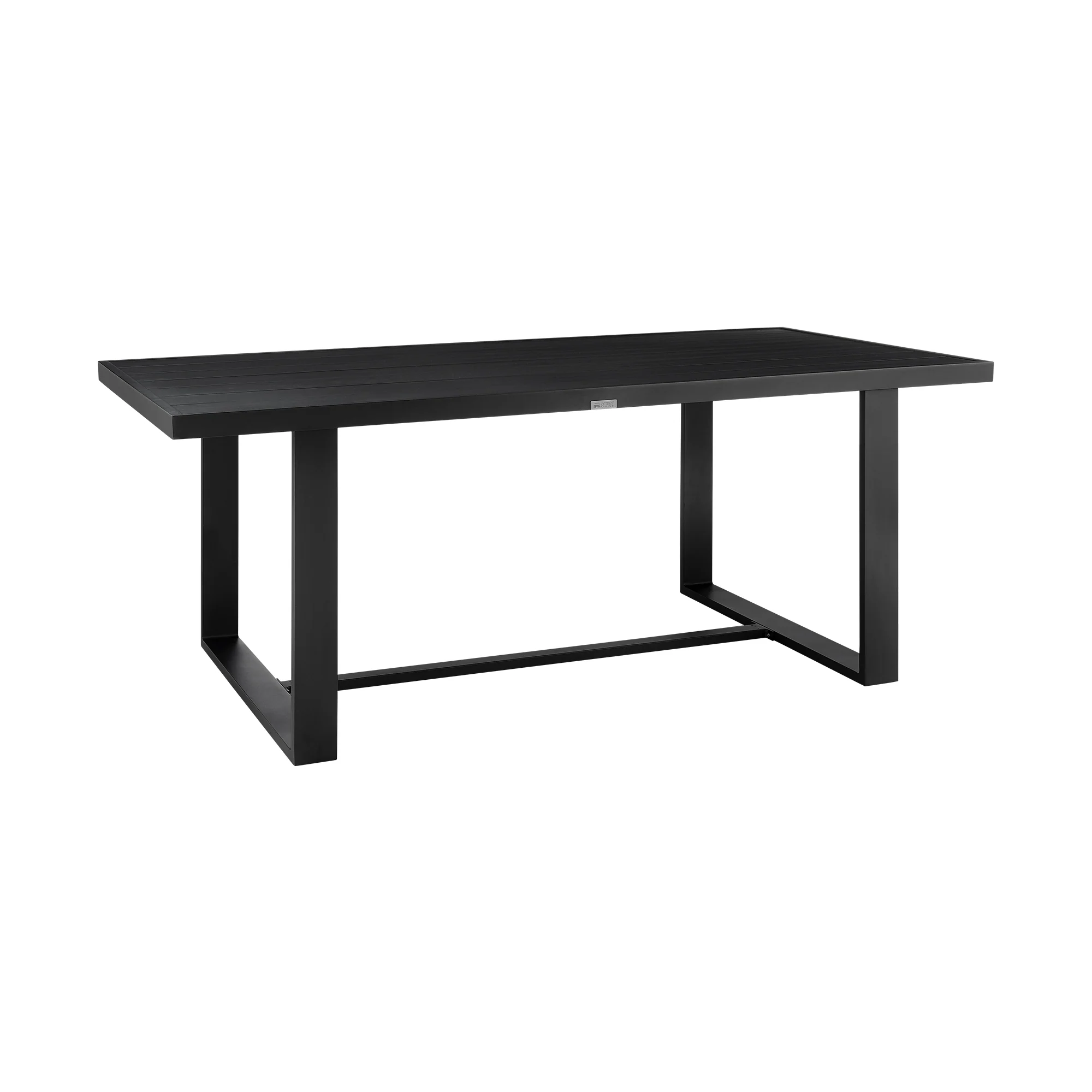Alegria Outdoor Patio 5-Piece Dining Table Set in Aluminum with Gray Rope and Cushions By Armen Living - Image 6