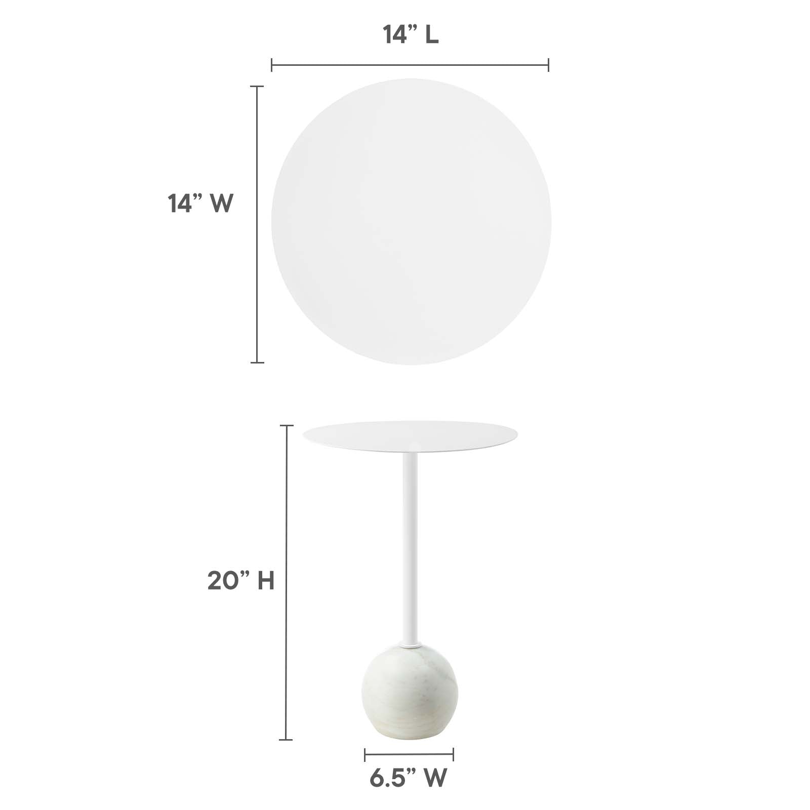 Aliza Round Acacia Wood Side Table By Modway - EEI-6606 - Image 25