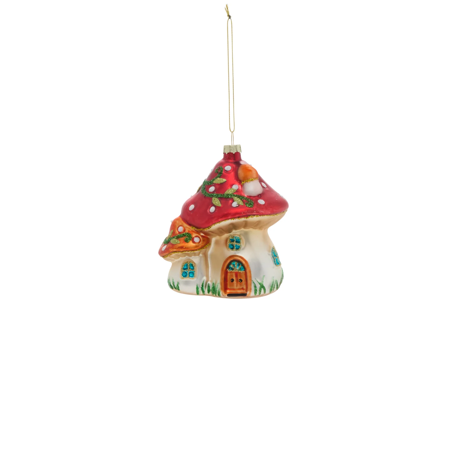 Amanita Houses Ornament Set of 4 By Accent Decor