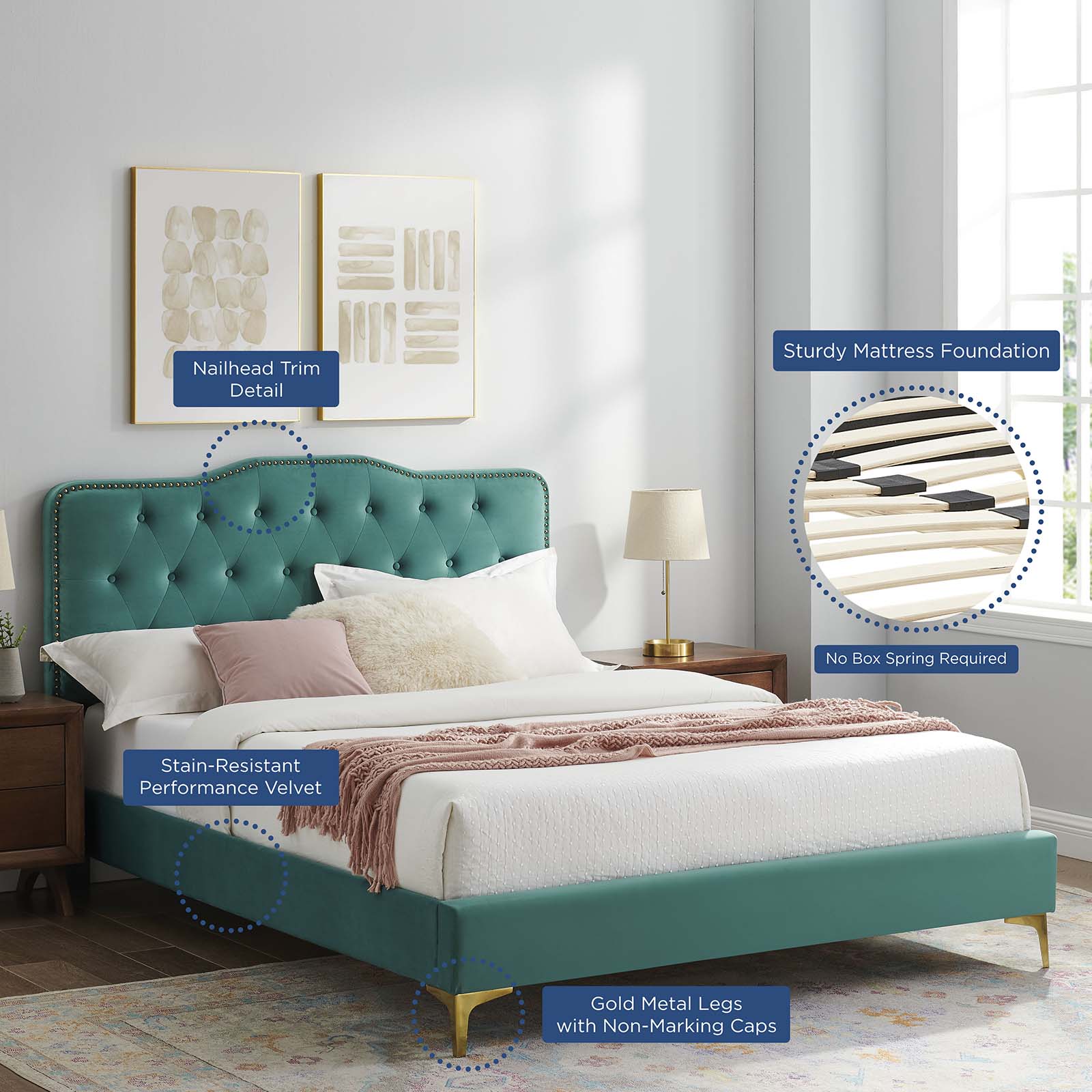 Amber King Platform Bed By Modway - MOD-6784 - Image 97