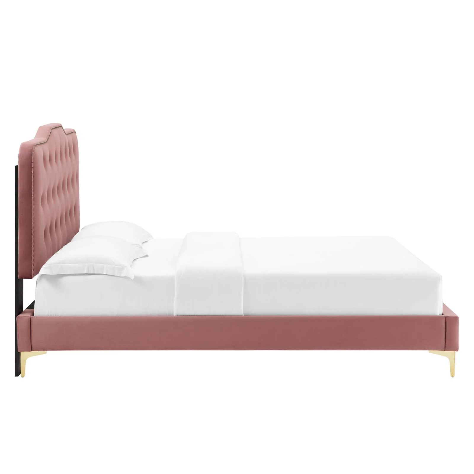 Amber Performance Velvet Queen Platform Bed By Modway - MOD-6775 - Image 25