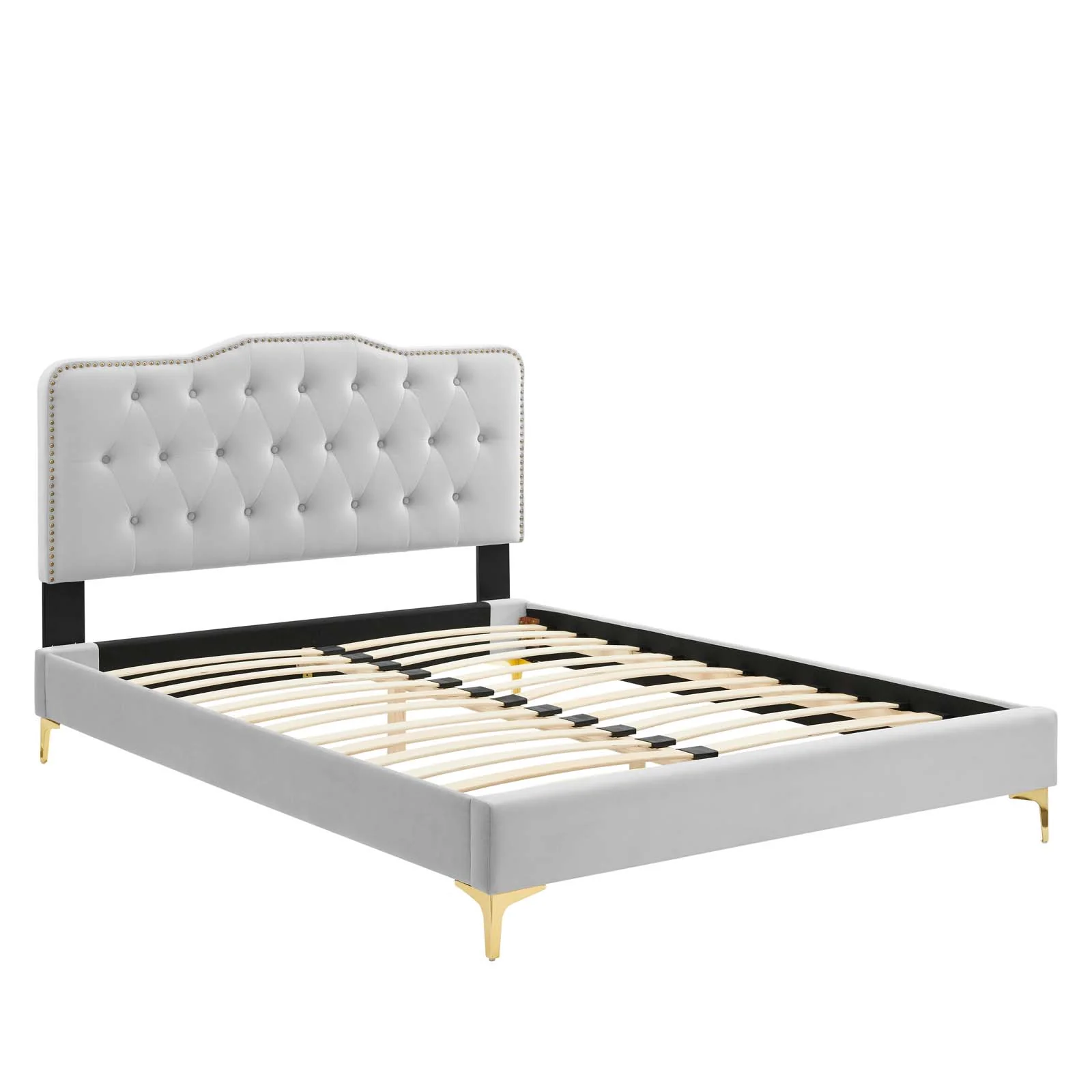 Amber Performance Velvet Queen Platform Bed By Modway - MOD-6775 - Image 39
