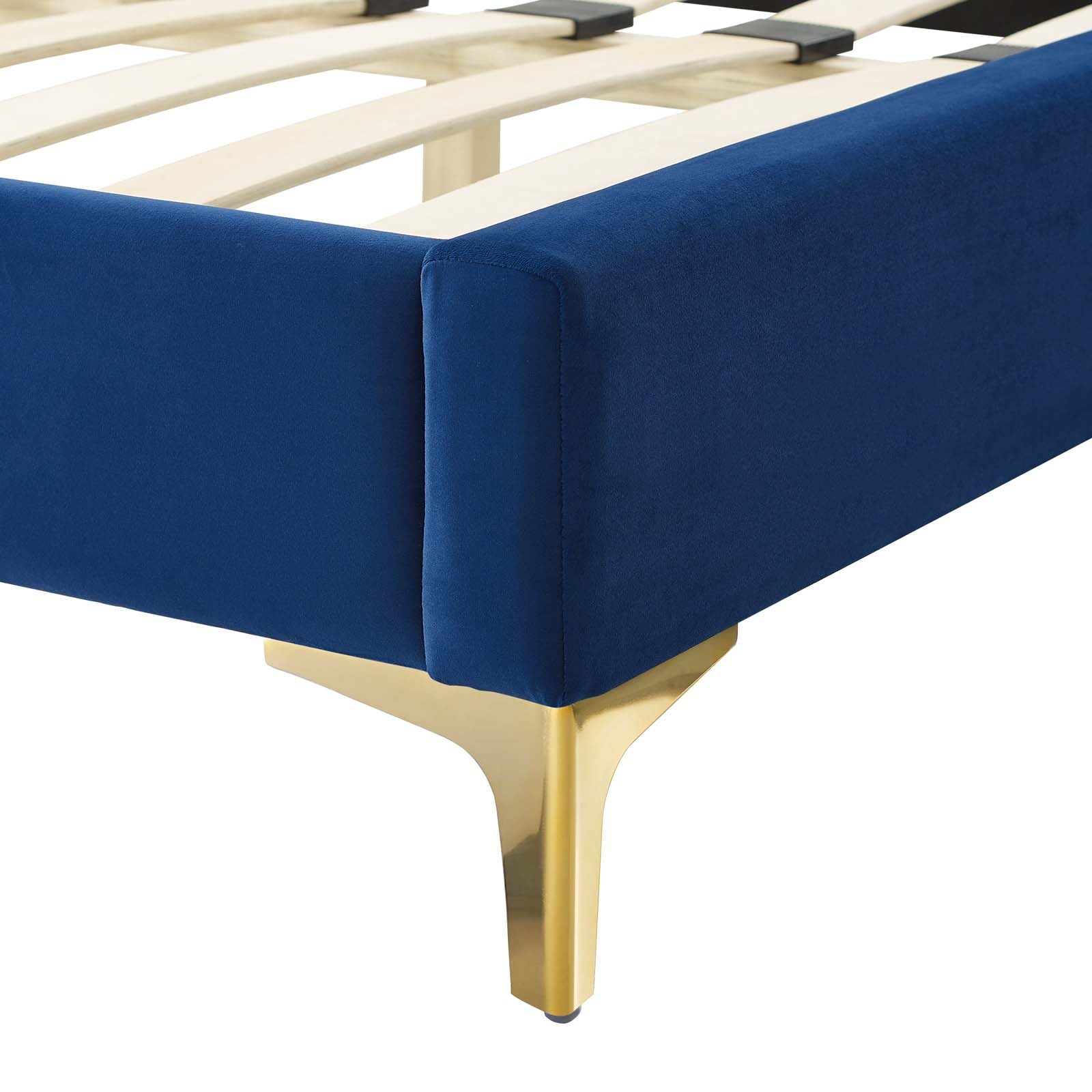 Amber Performance Velvet Queen Platform Bed By Modway - MOD-6775 - Image 73