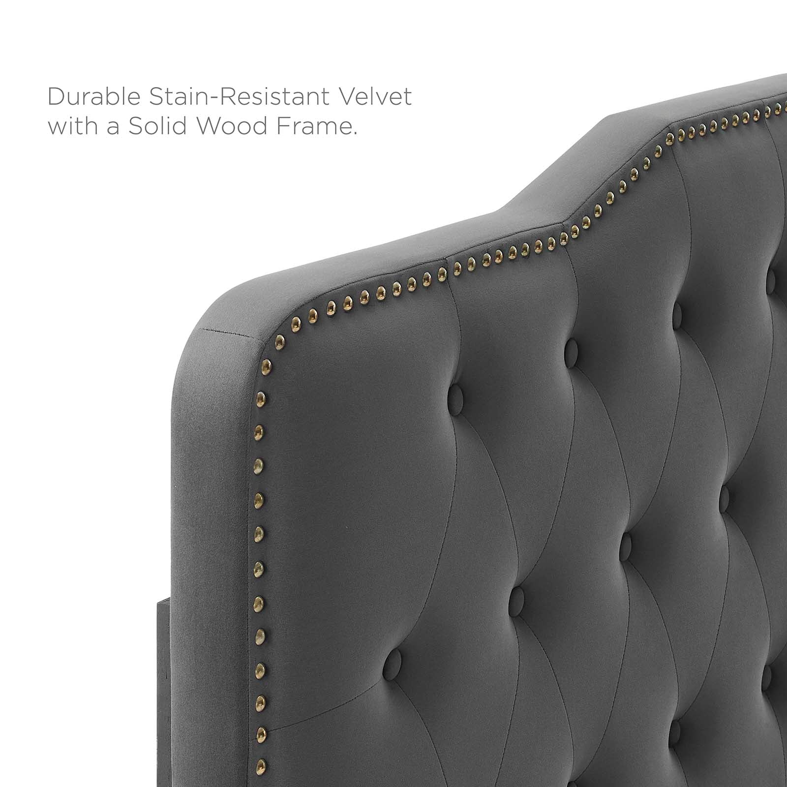 Amber Performance Velvet Queen Platform Bed By Modway - MOD-6776 - Image 3