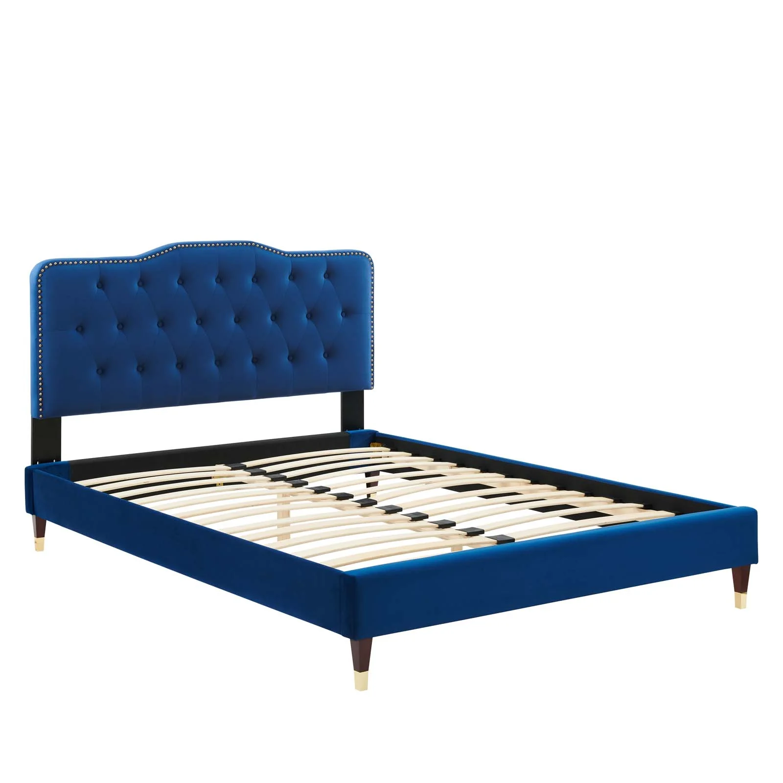 Amber Performance Velvet Queen Platform Bed By Modway - MOD-6776 - Image 65