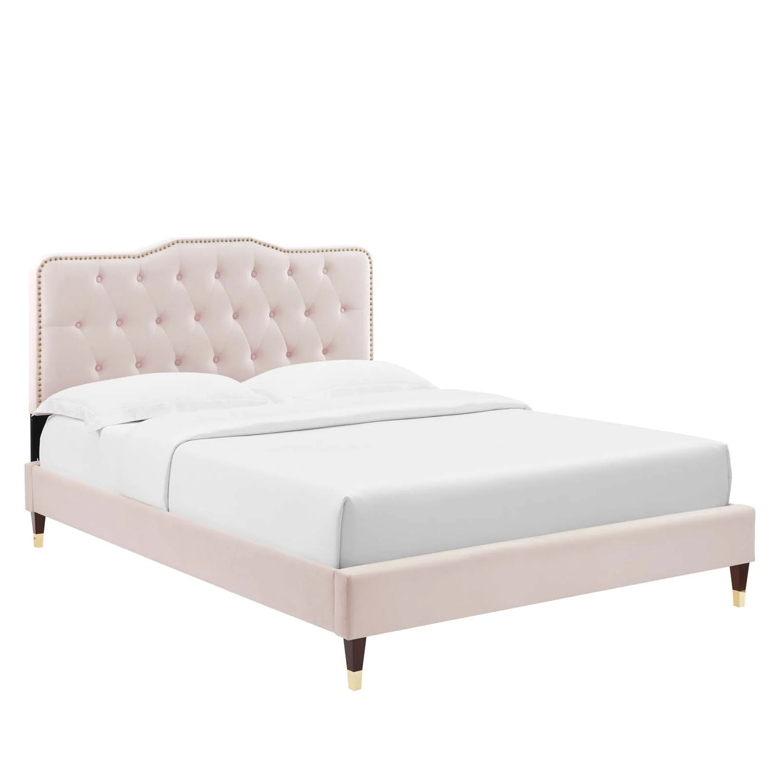 Amber Performance Velvet Queen Platform Bed By Modway - MOD-6776 - Image 72