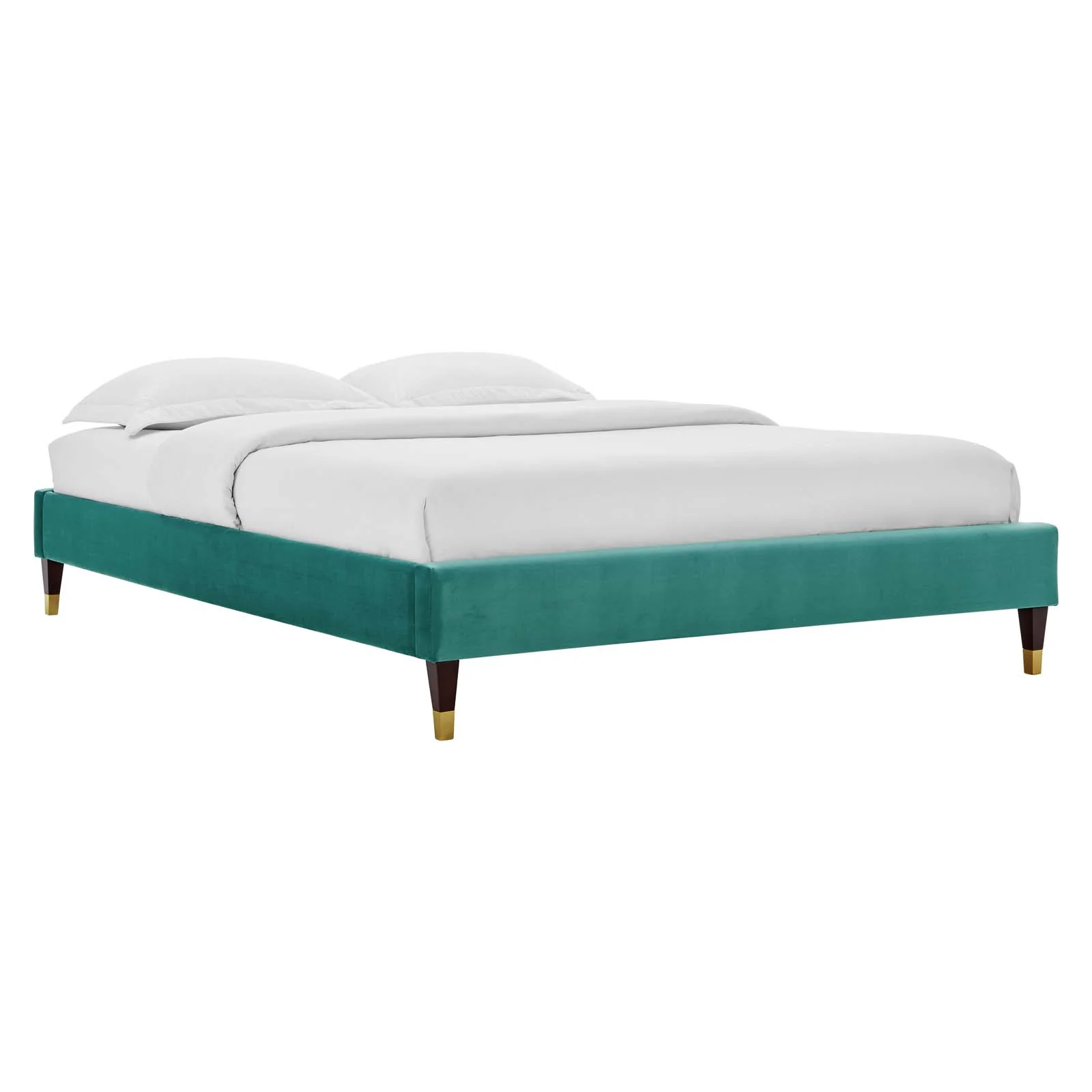 Amber Performance Velvet Queen Platform Bed By Modway - MOD-6776 - Image 94