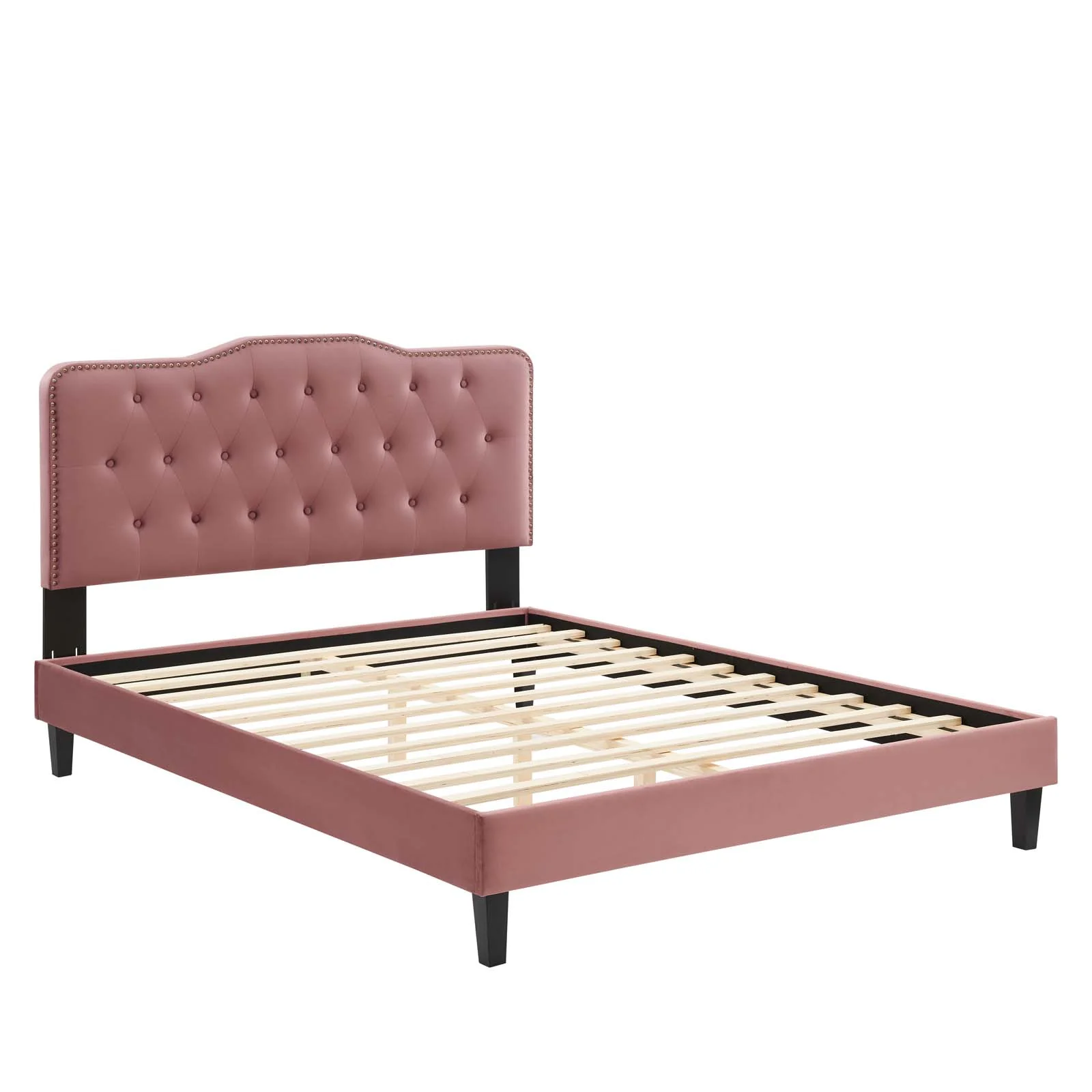 Amber Performance Velvet Queen Platform Bed By Modway - MOD-6777 - Image 22