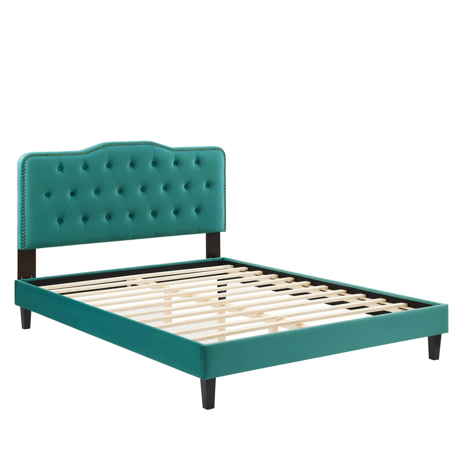 Amber Performance Velvet Queen Platform Bed By Modway - MOD-6777 - Image 91