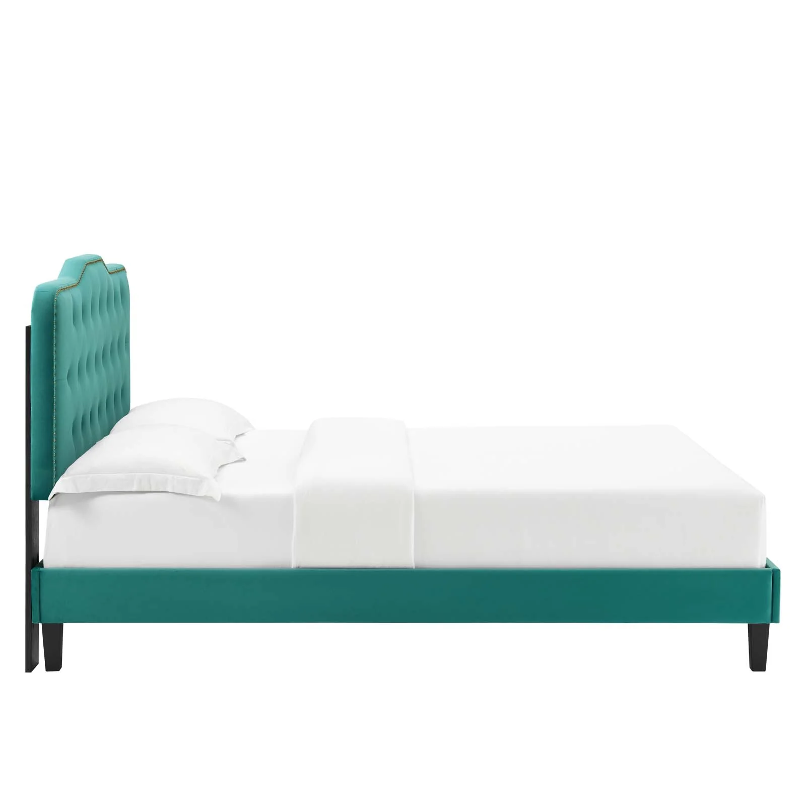 Amber Performance Velvet Queen Platform Bed By Modway - MOD-6777 - Image 92