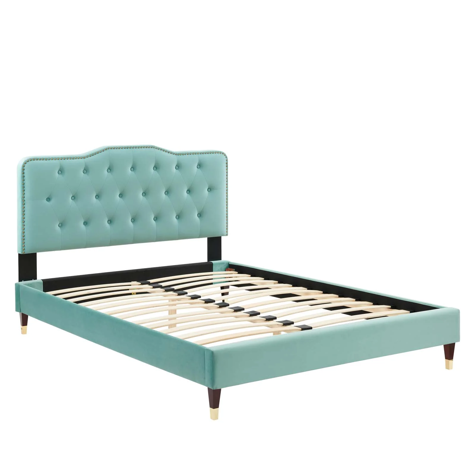 Amber Performance Velvet Twin Platform Bed By Modway - MOD-6779 - Image 51