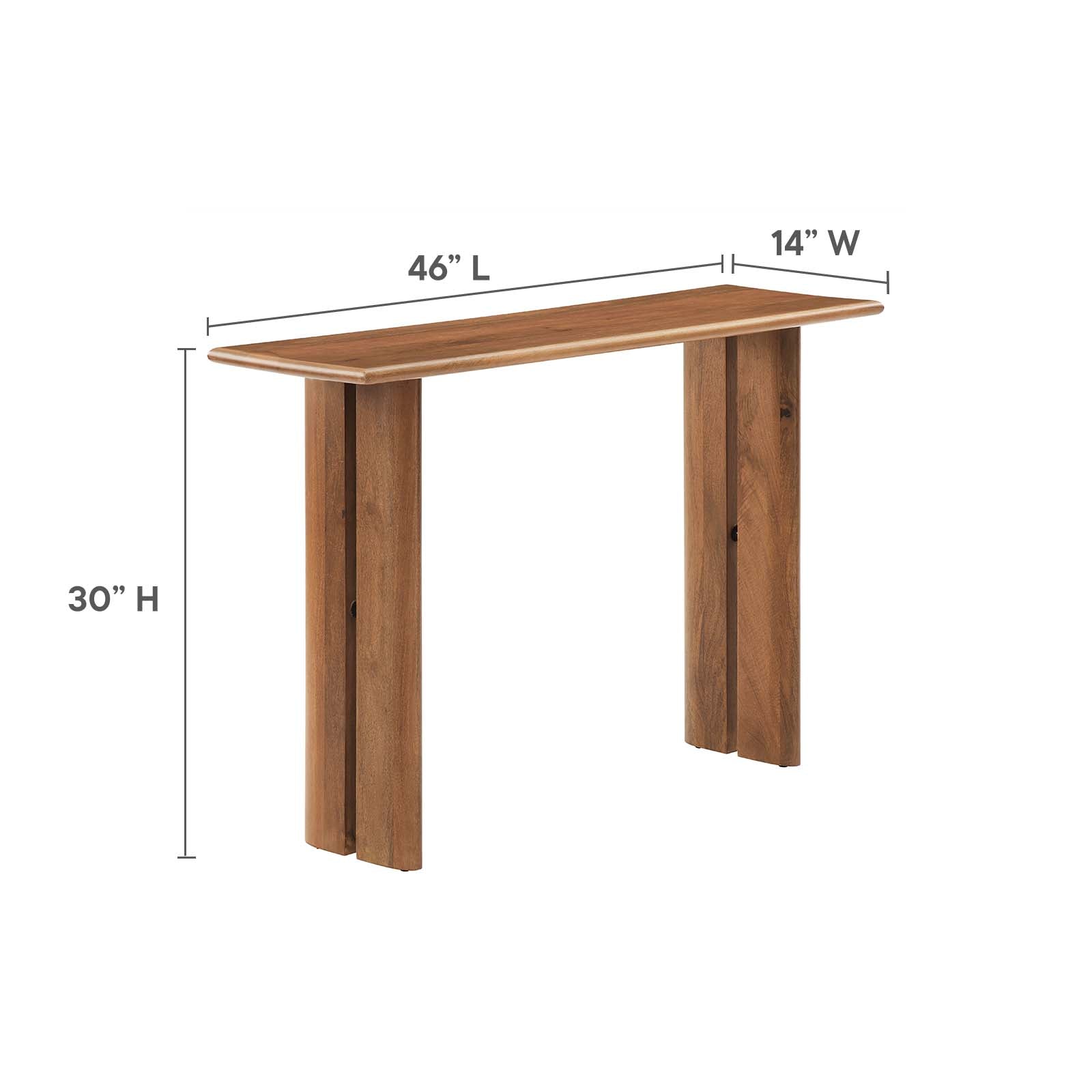 Amistad Wood Console Table By Modway - EEI-6342 - Image 16