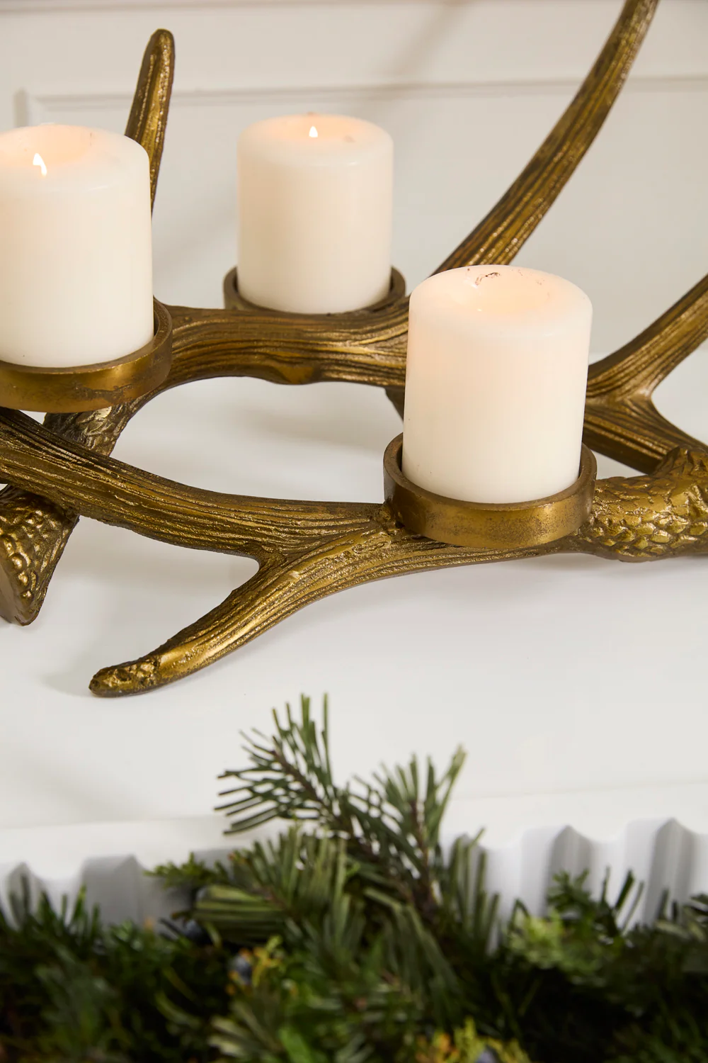 Andean Antler Candleholder By Accent Decor