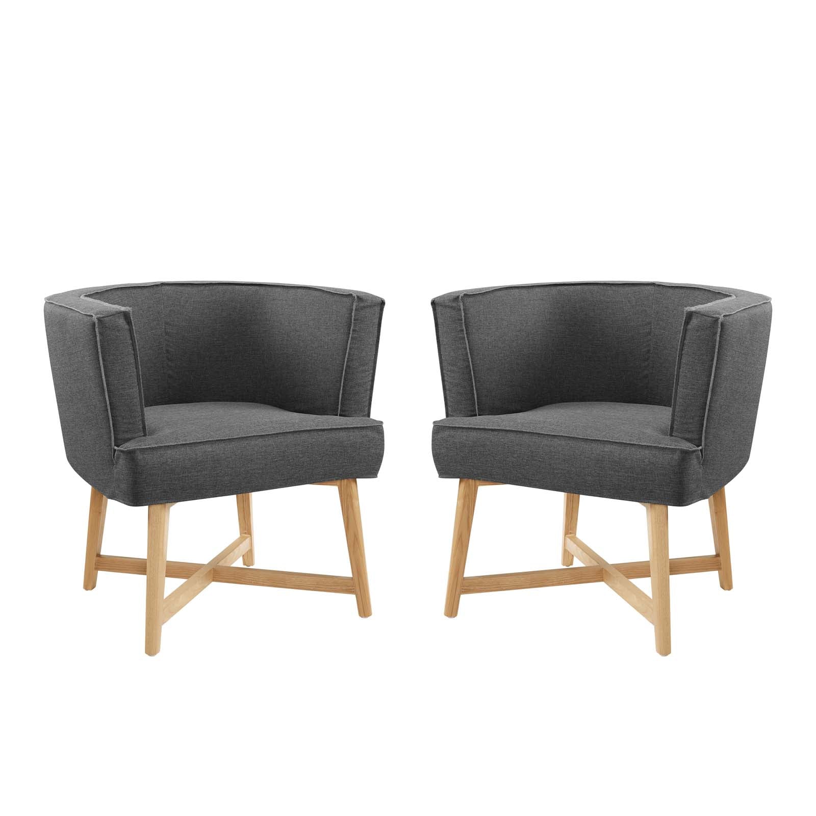 Anders Accent Chair Upholstered Fabric Set of 2 By Modway - EEI-4424 - Image 2