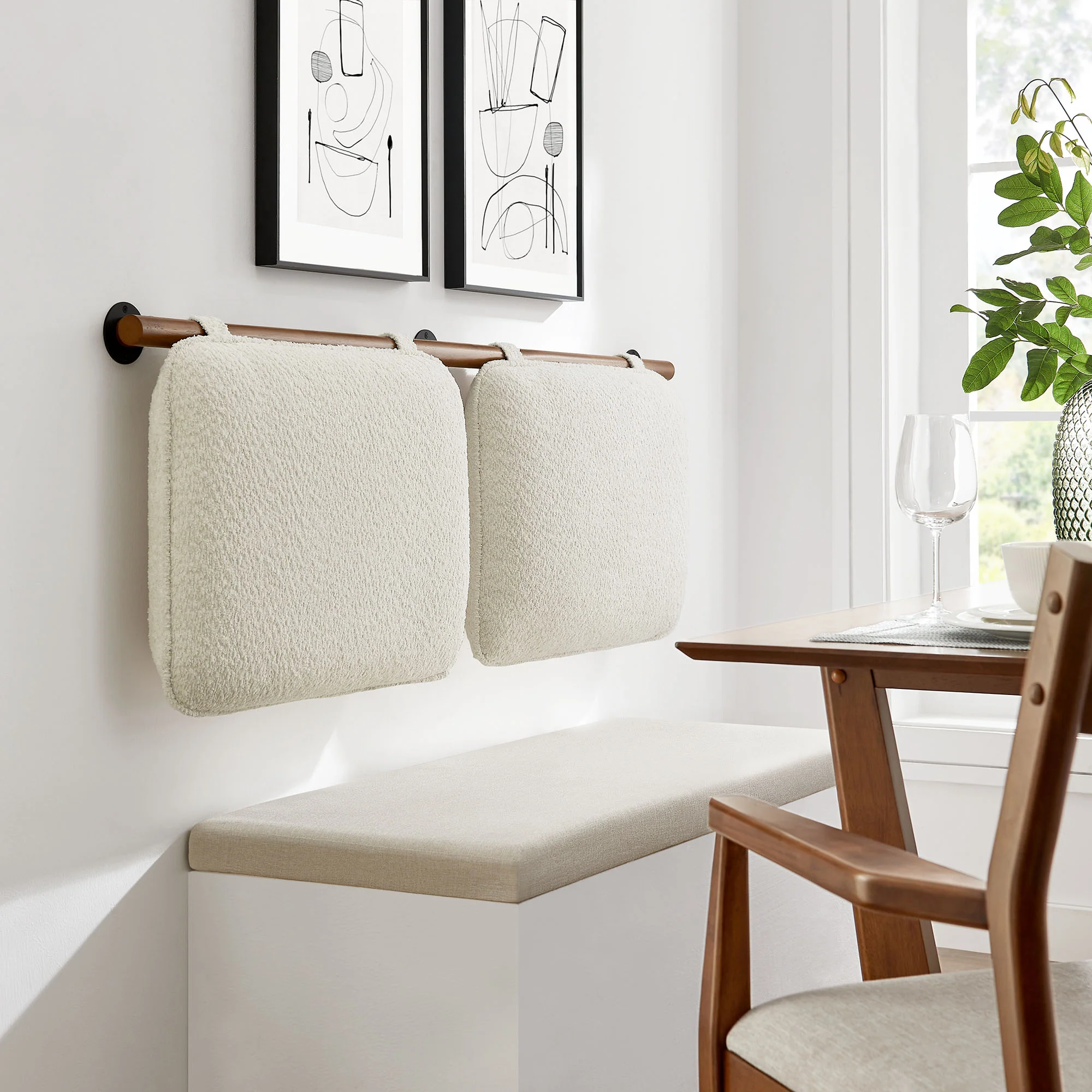 Anela Wall-Mounted Chenille Upholstered King Size Headboard by Modway - Image 12