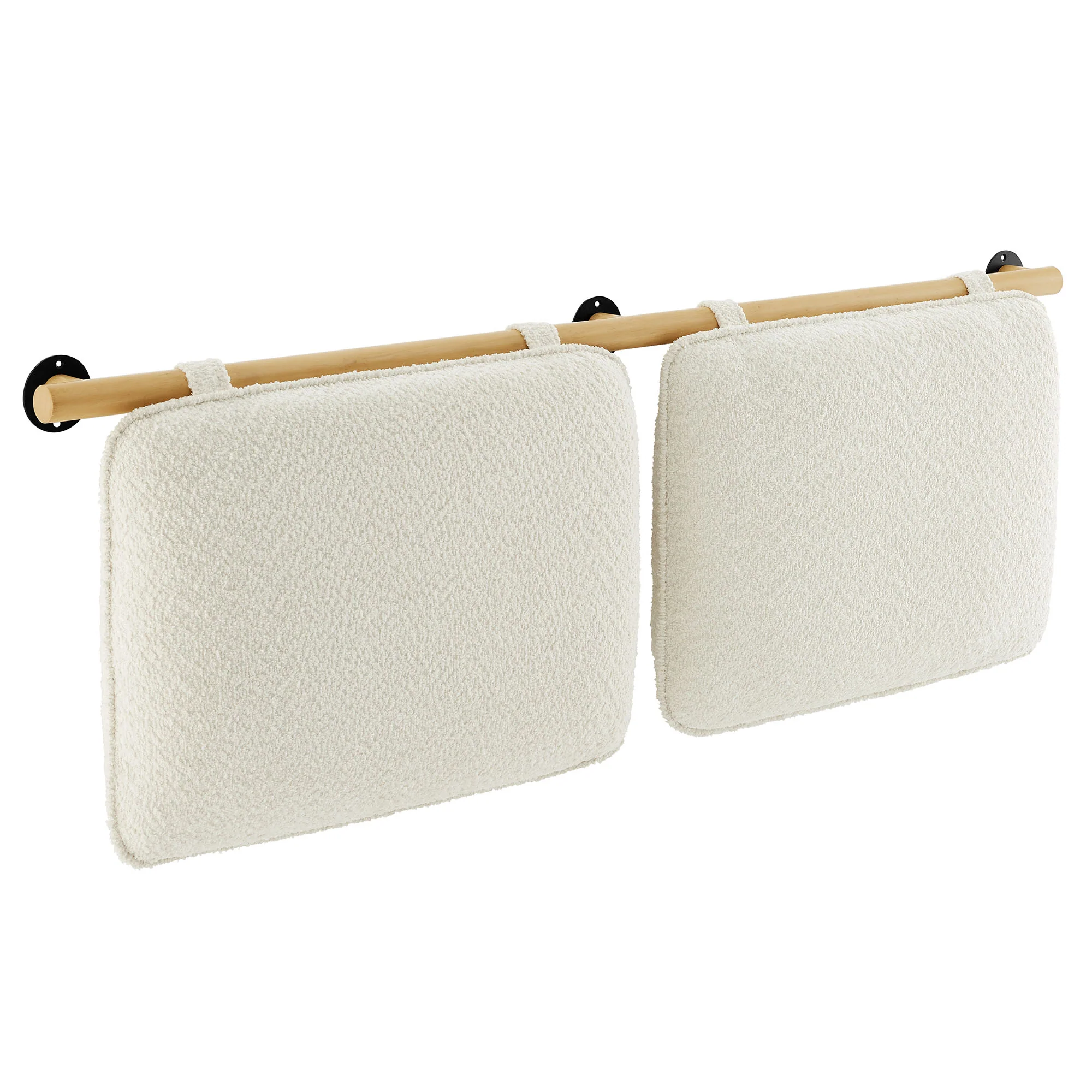 Anela Wall-Mounted Chenille Upholstered King Size Headboard by Modway - Image 2