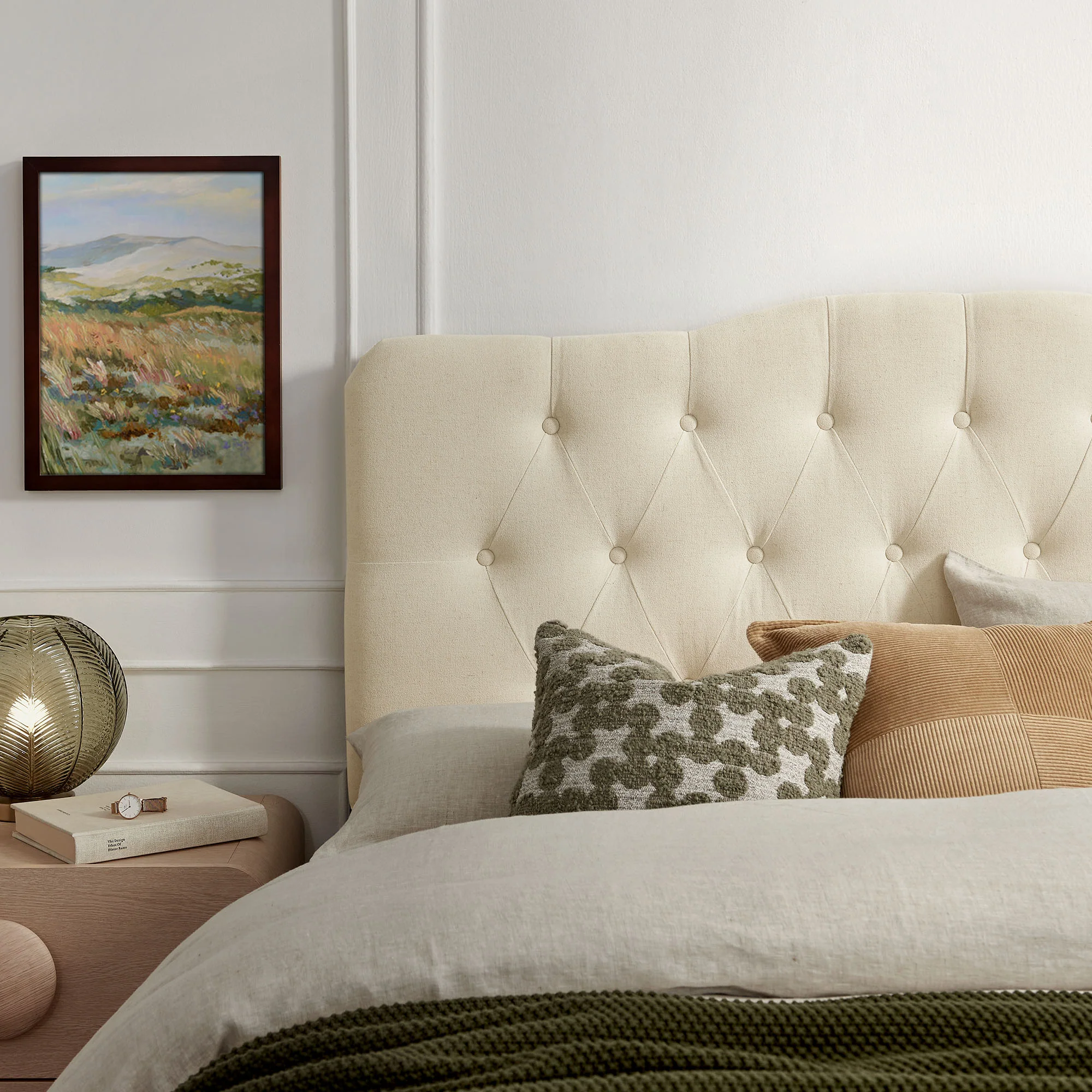 Annabel Premium Linen Blend Full Headboard by Modway - Image 29