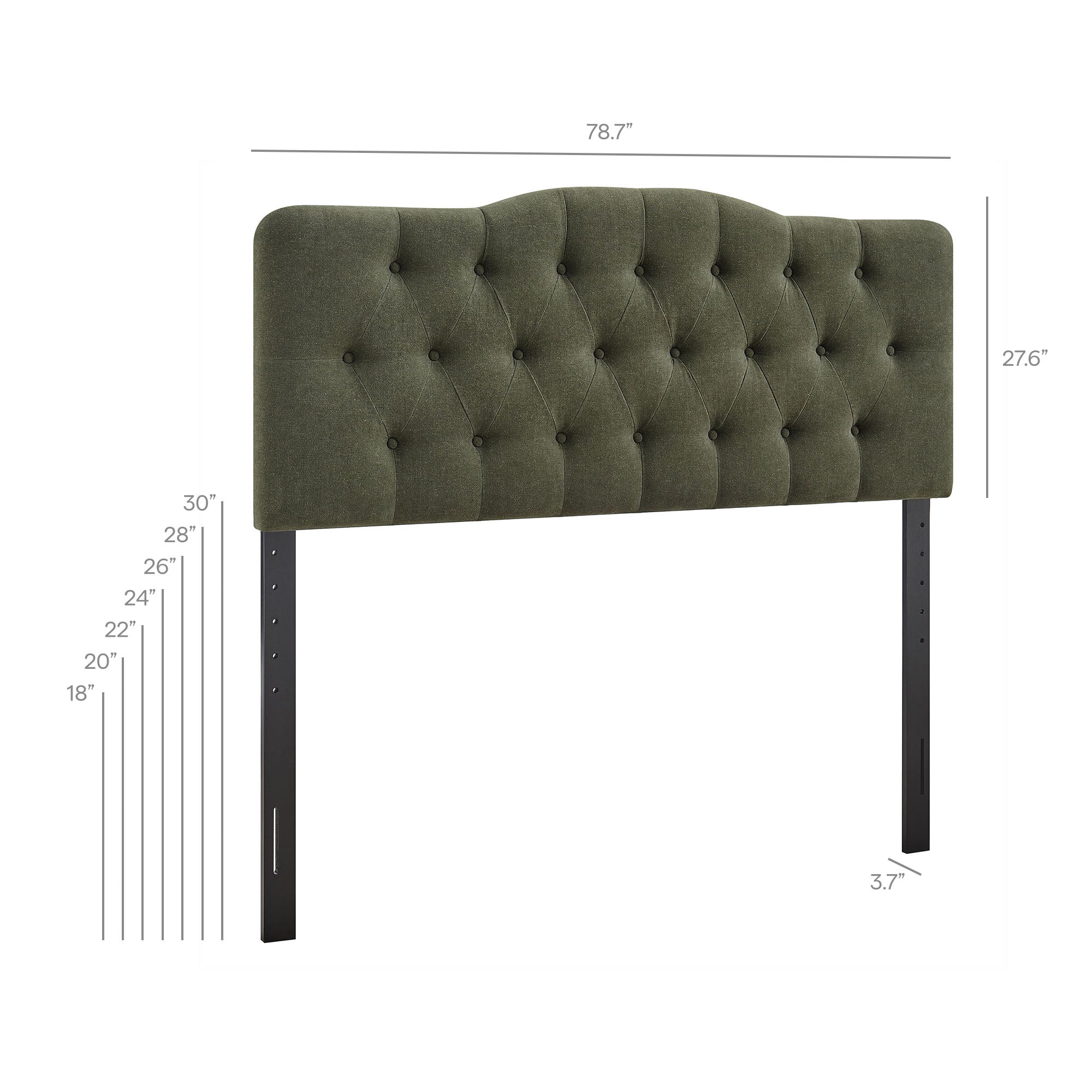 Annabel Premium Linen Blend King Headboard by Modway - Image 40