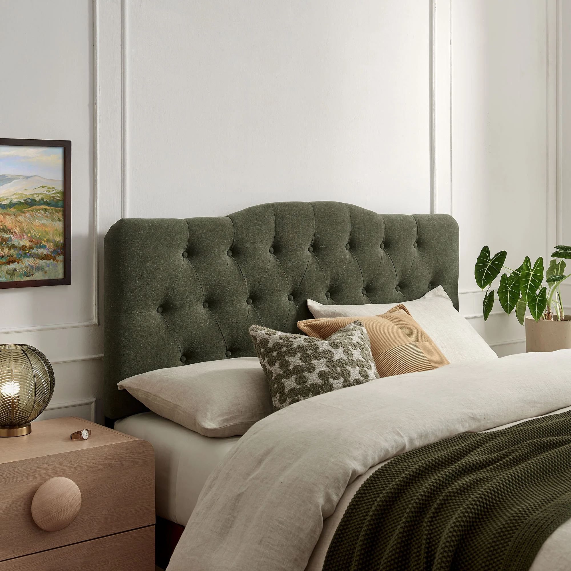 Annabel Premium Linen Blend Queen Headboard by Modway - Image 38
