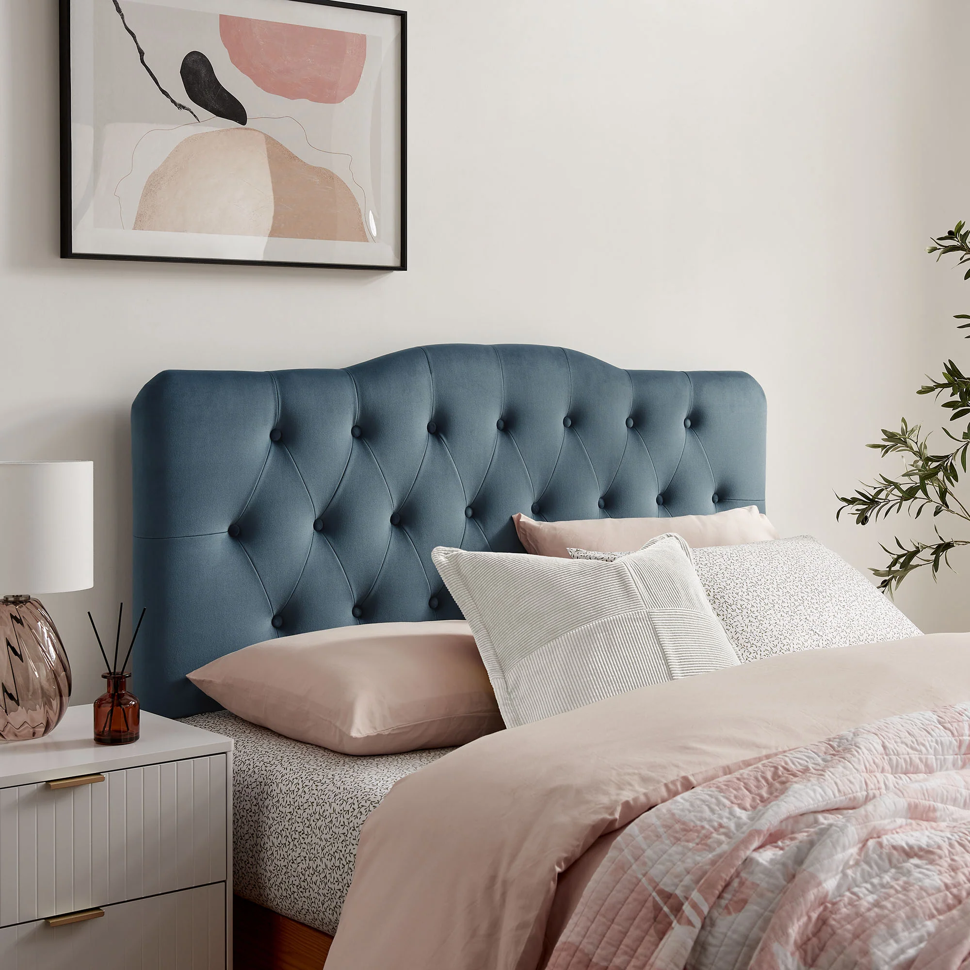 Annabel Stain-Resistant Performance Velvet Full Headboard by Modway - Image 14