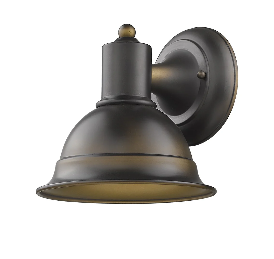Antique Bronze Aluminum Wall Sconce By Homeroots