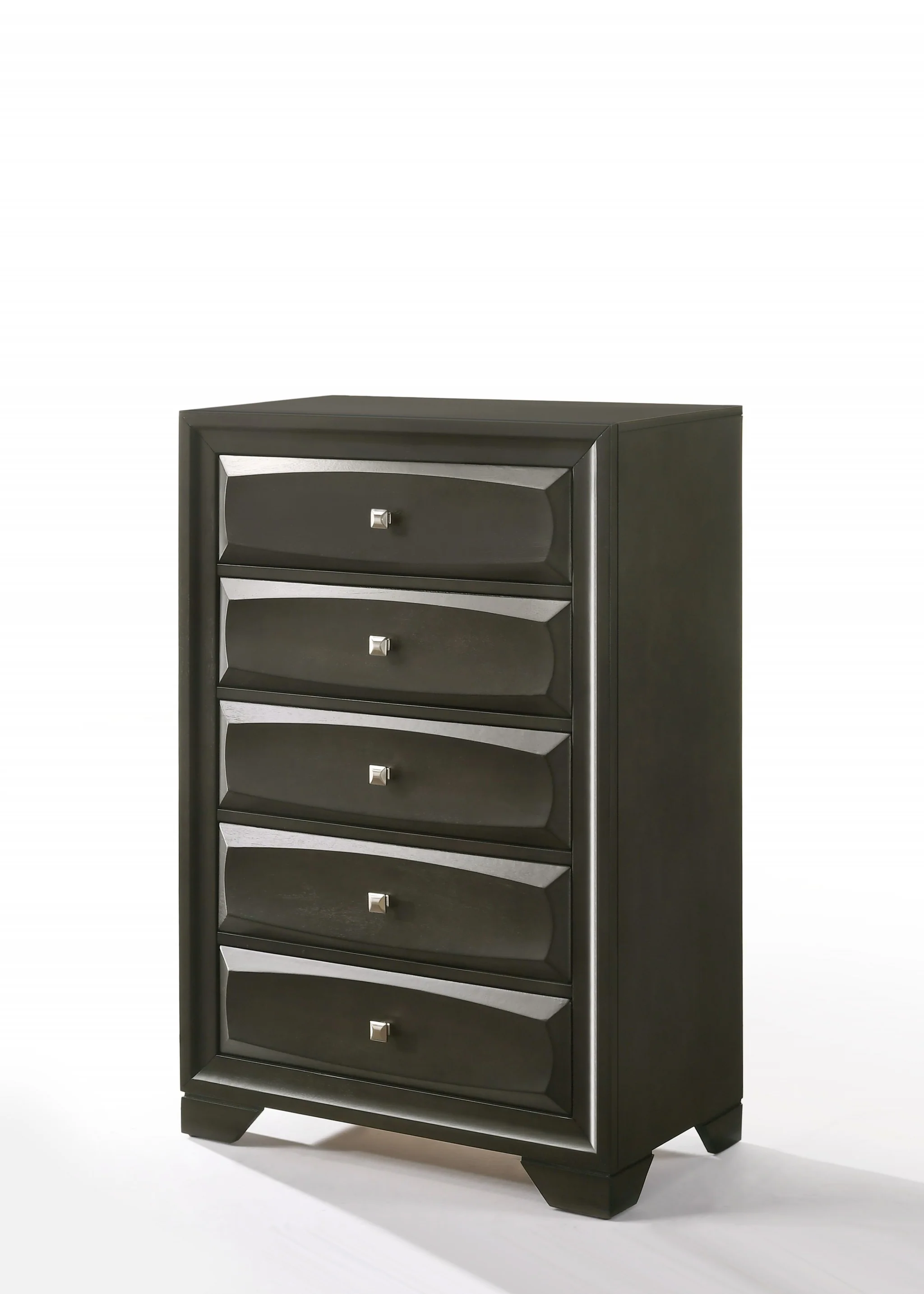 Antique Gray Rubber Wood Chest By Homeroots