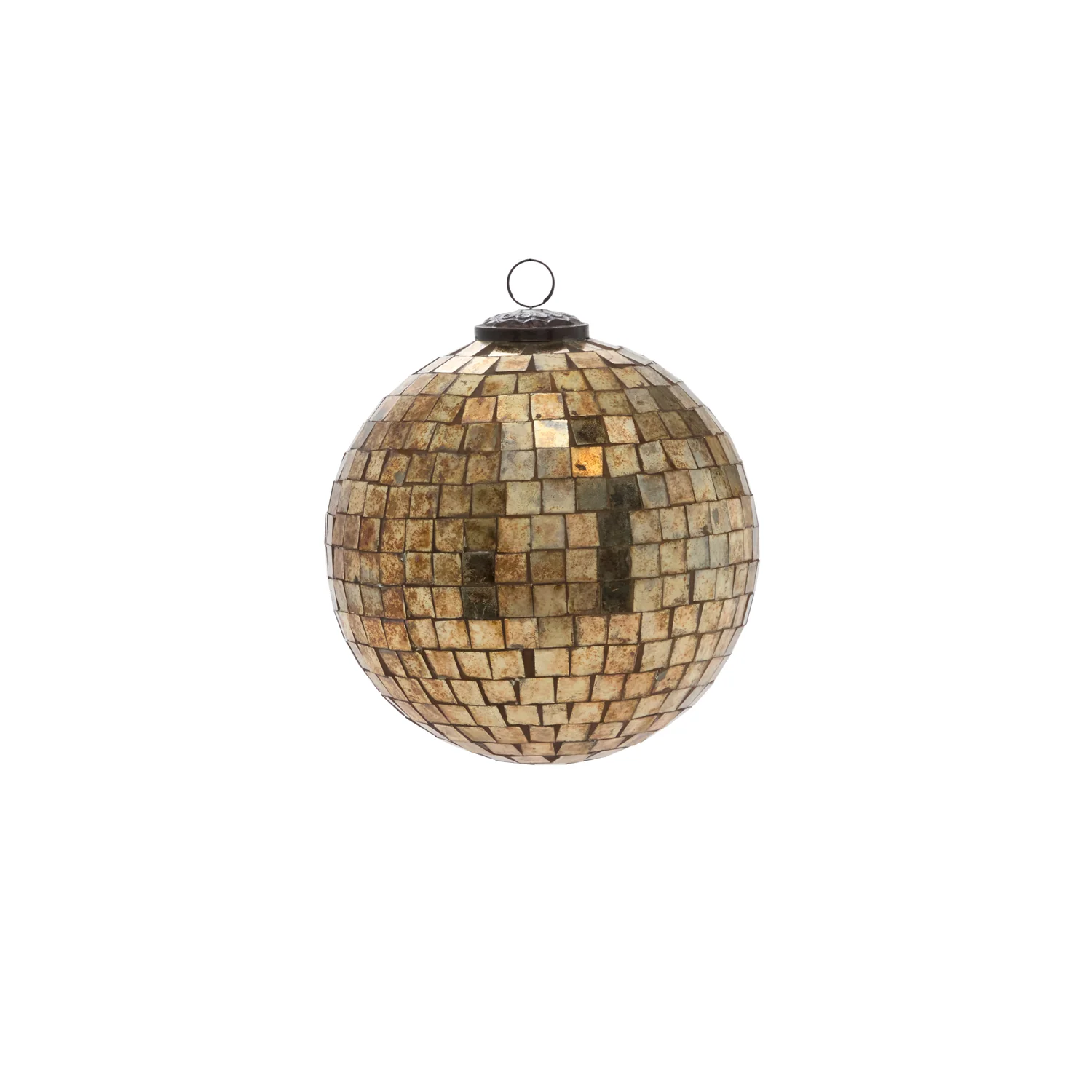 Antiqued Disco Ball Ornament Set of 8 By Accent Decor - Image 11
