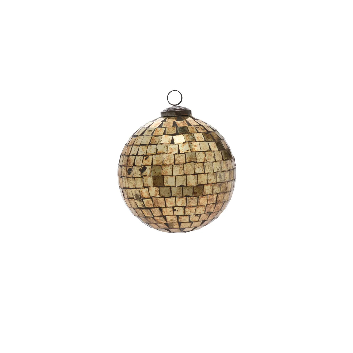 Antiqued Disco Ball Ornament Set of 8 By Accent Decor - Image 9