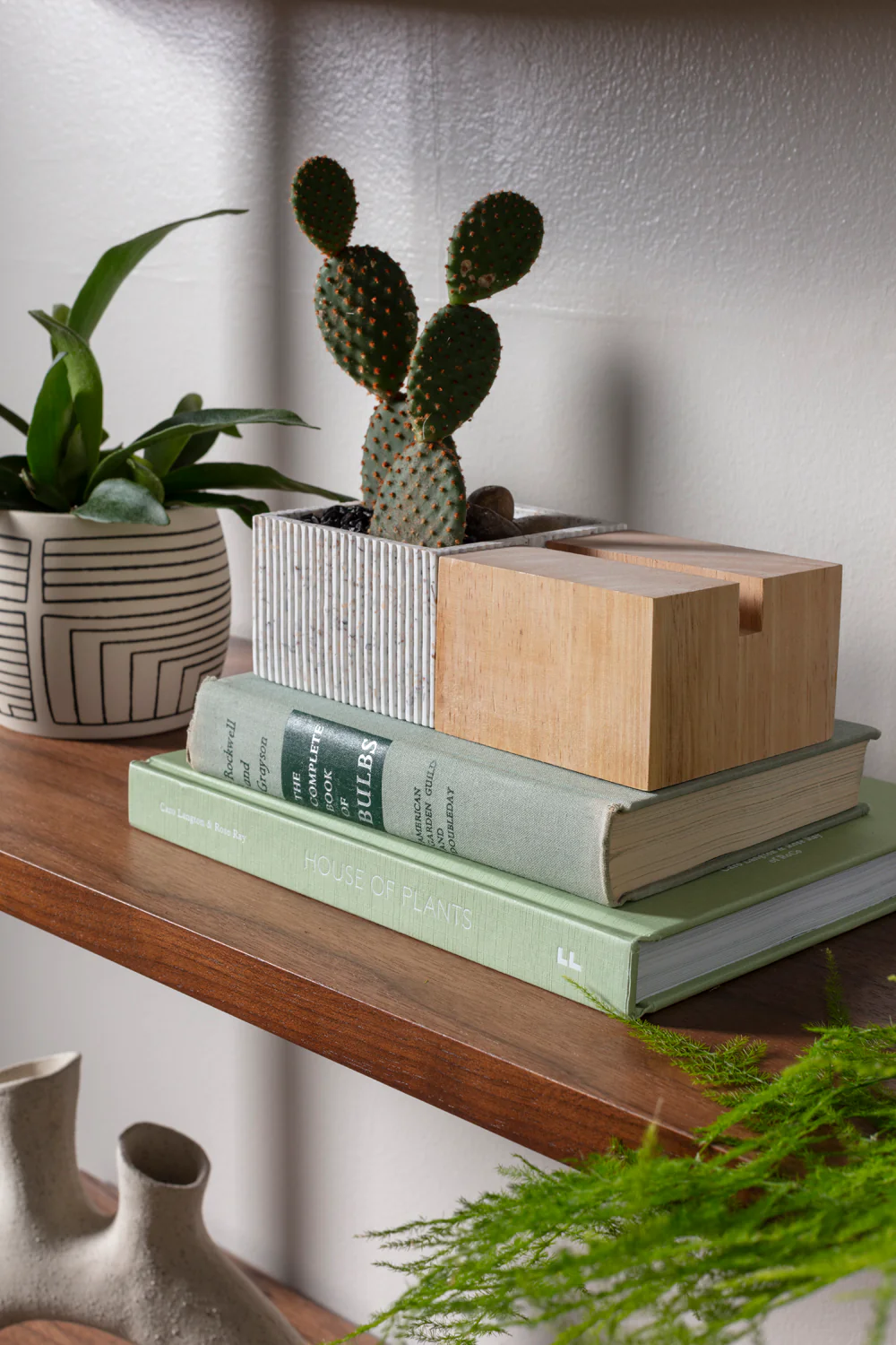 Aravalli Phone Stand Planter Set of 2 By Accent Decor