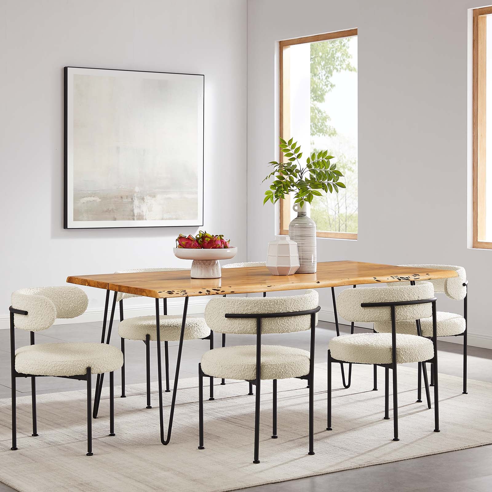 Ardor 74" Live Edge Acacia Wood Dining Table By Modway - EEI-6070 - Image 19