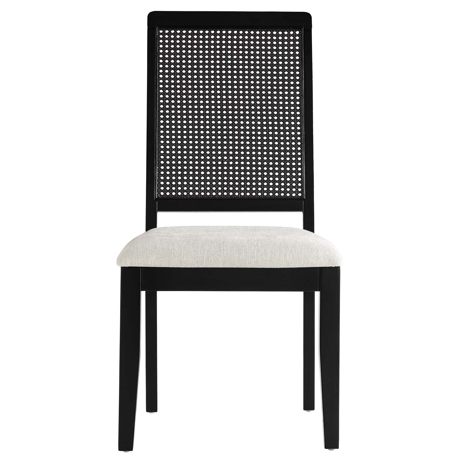 Arlo Faux Rattan and Wood Dining Side Chairs - Set of 2 By Modway - EEI-6803 - Image 6